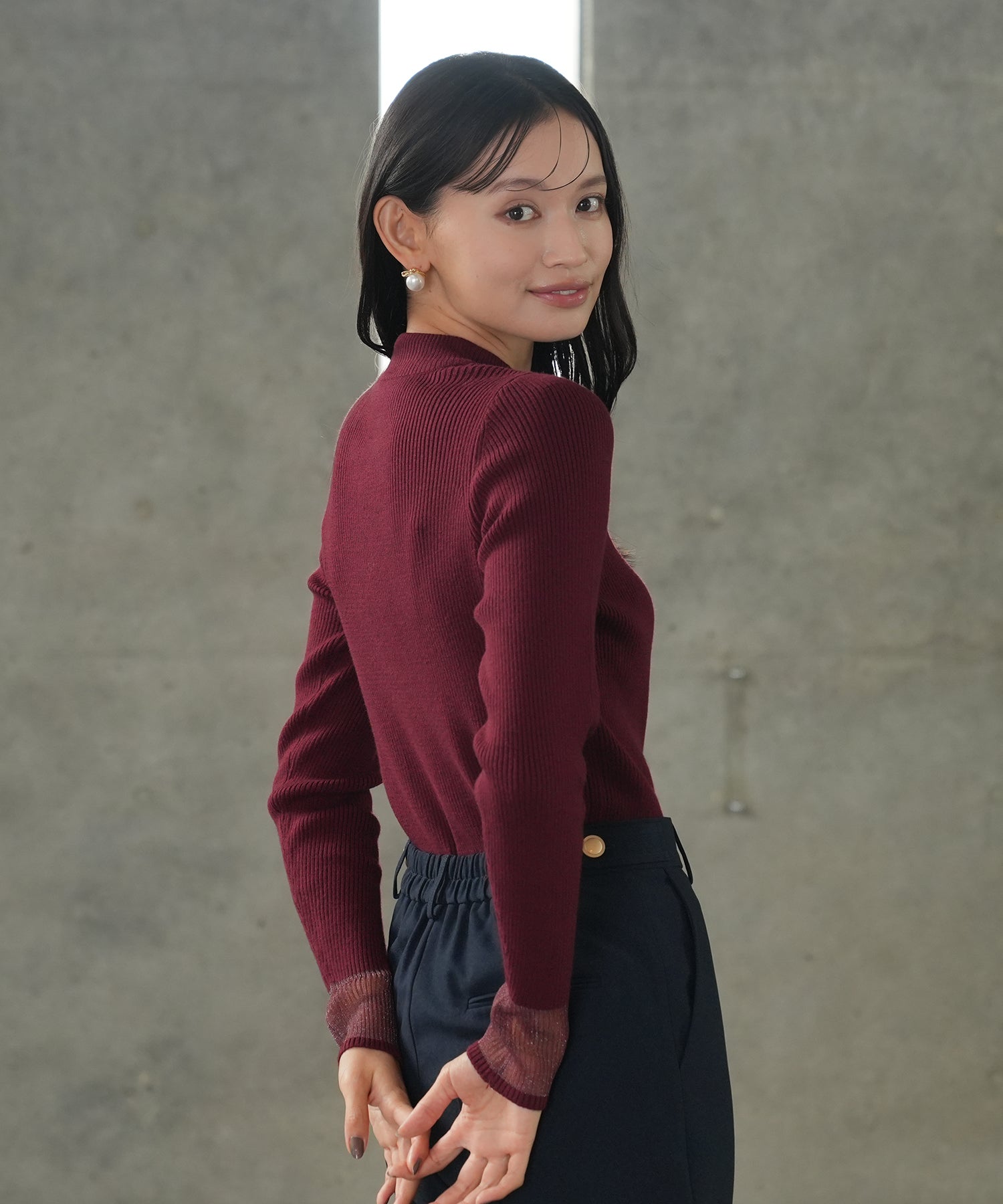 ワイン model:165 着用サイズ:M