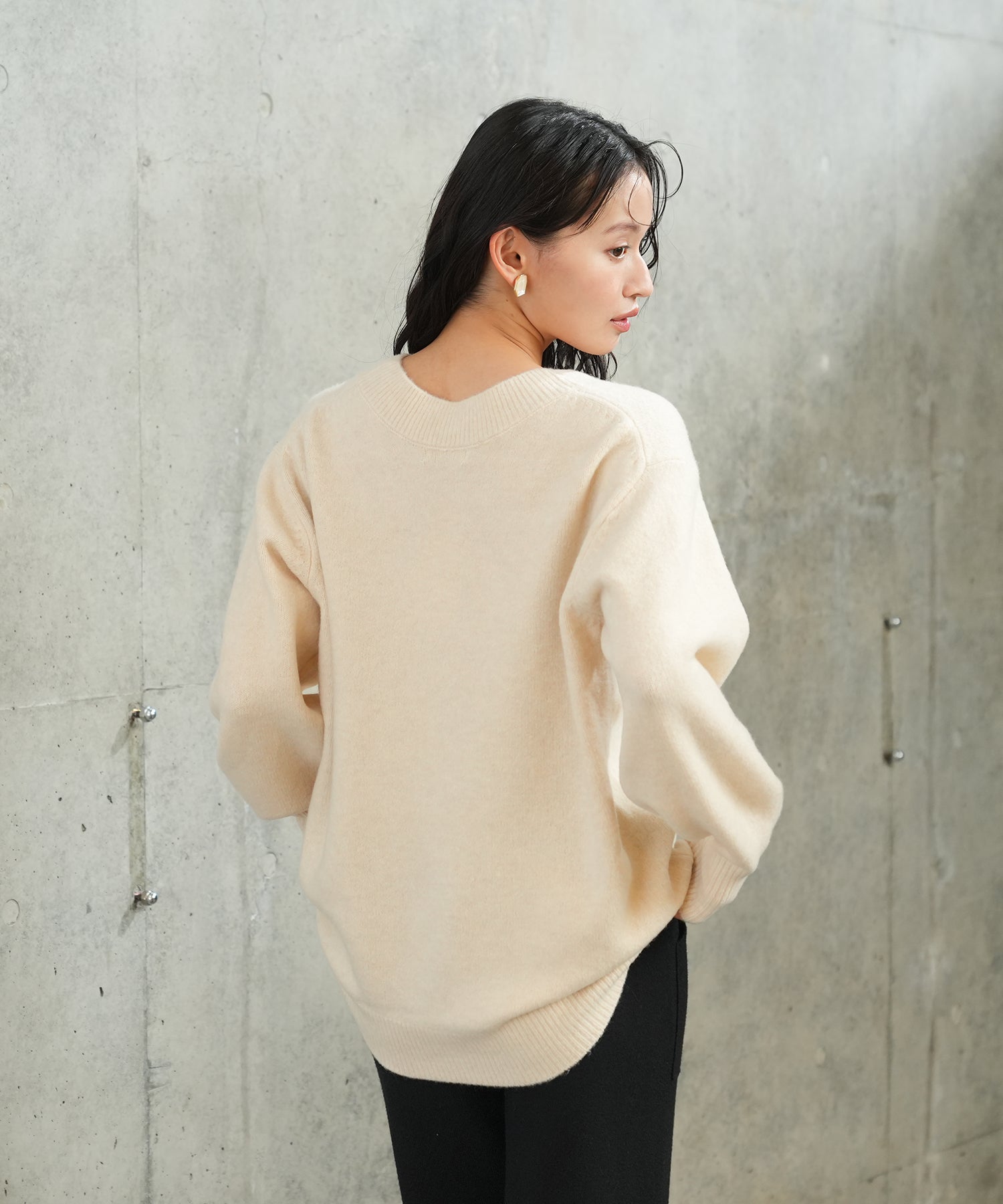 アイボリー model:165 着用サイズ:M