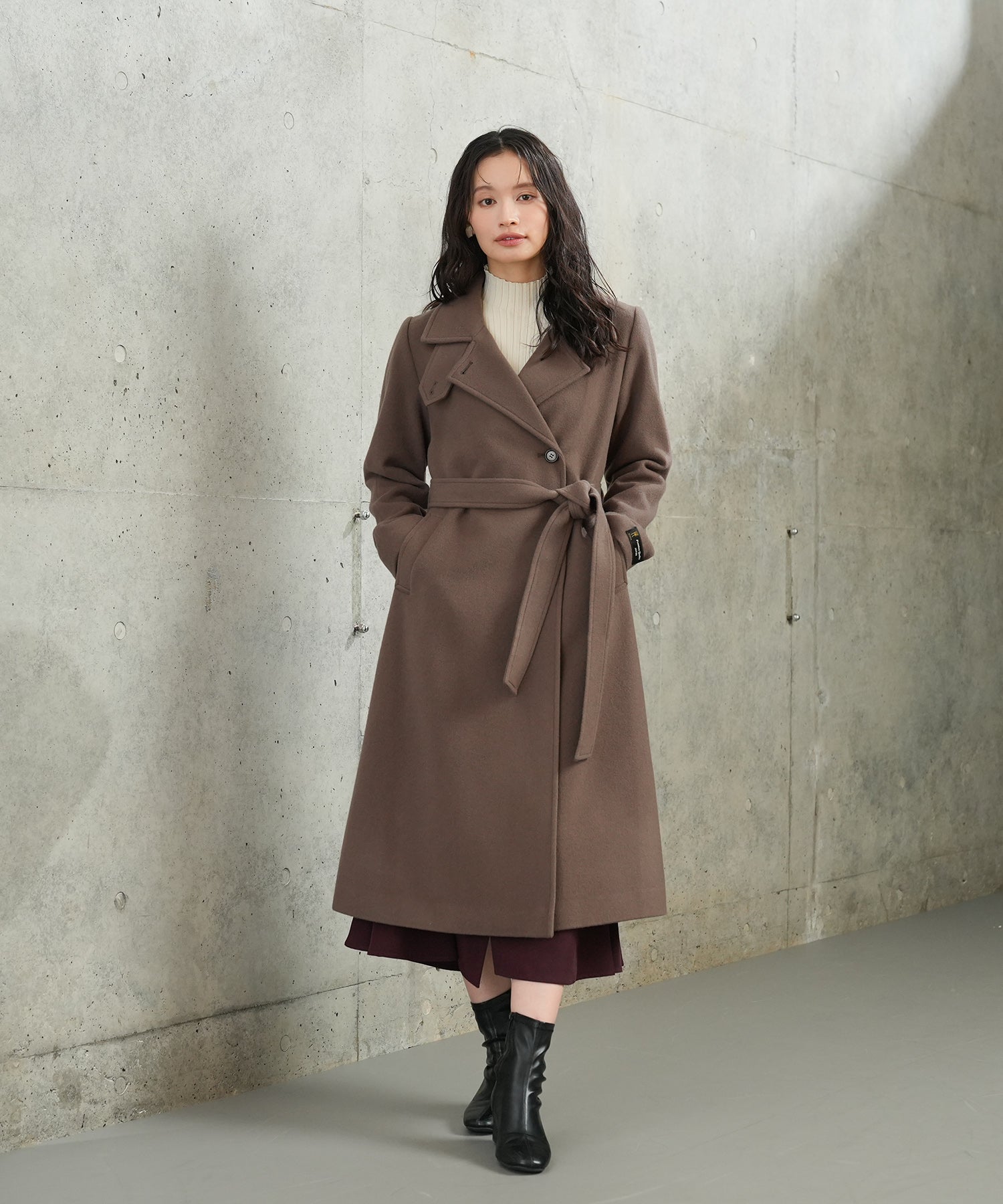 ブラウン model:165 着用サイズ:M