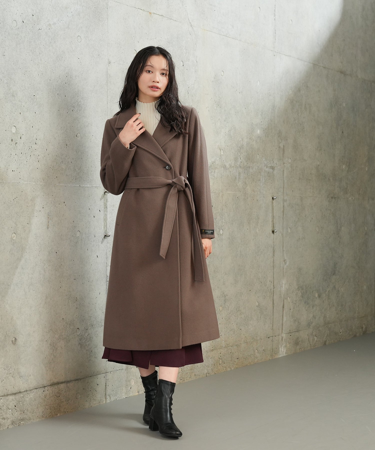 ブラウン model:165 着用サイズ:M