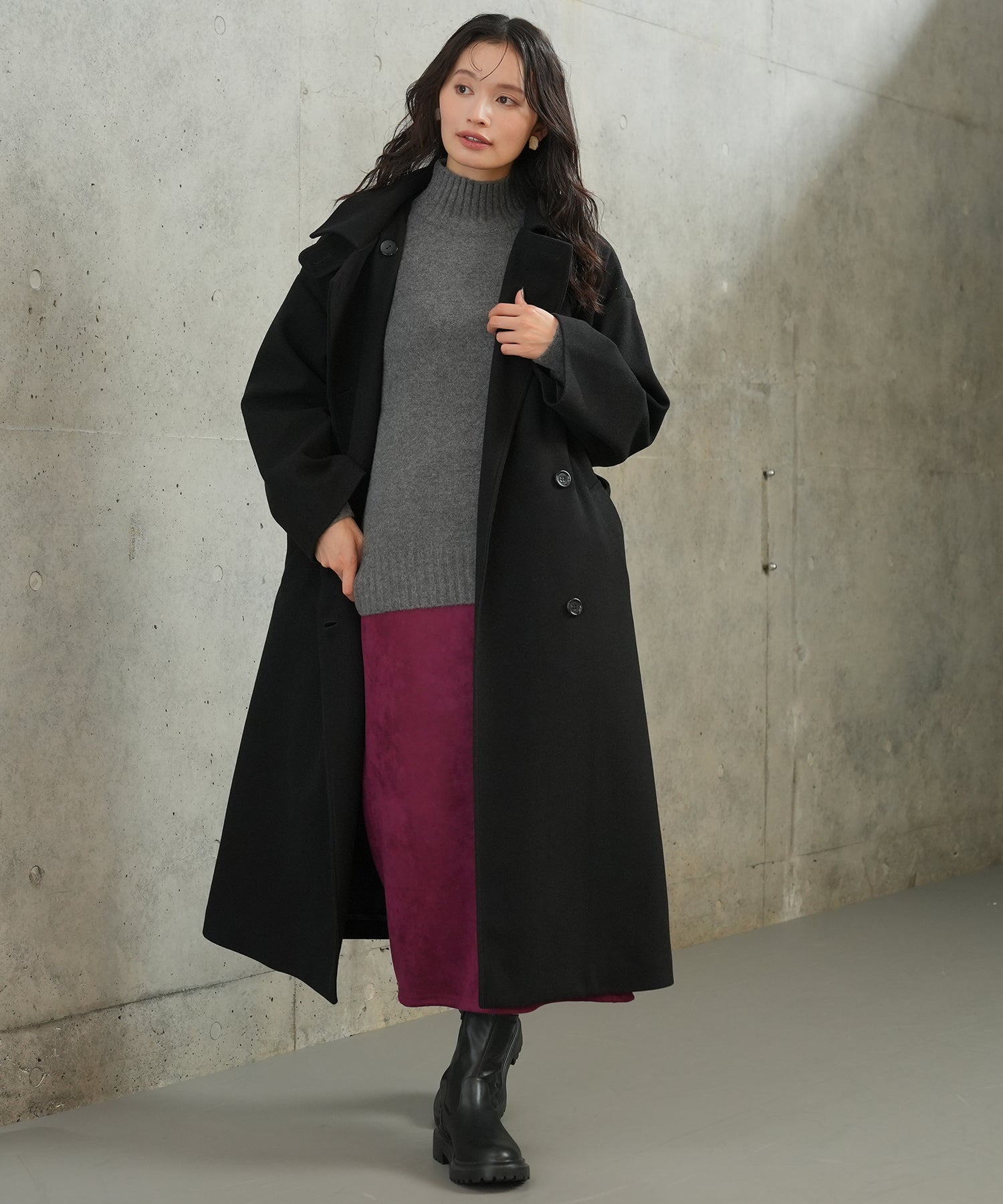 ブラック model:165 着用サイズ:M