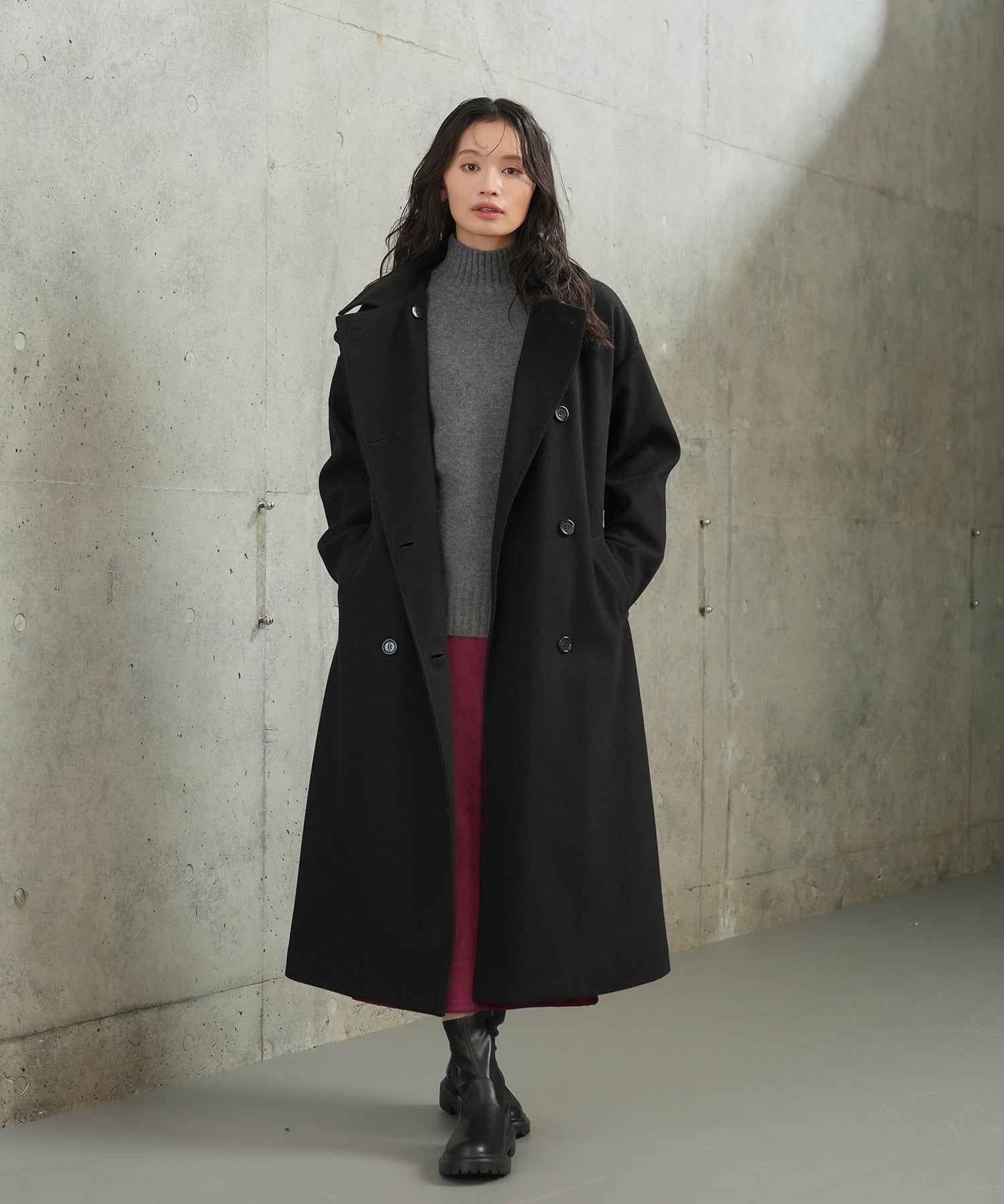 ブラック model:165 着用サイズ:M