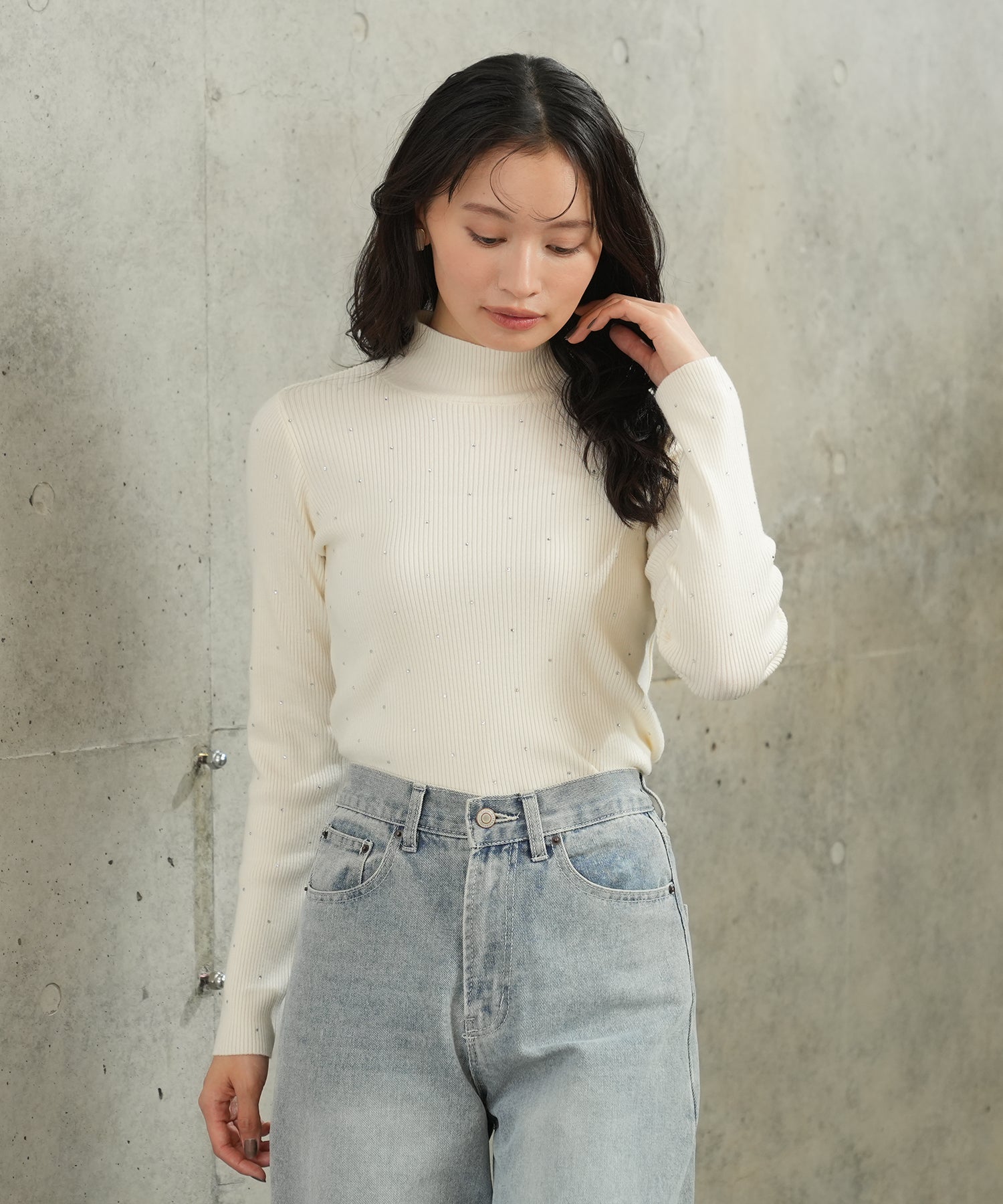 アイボリー model:165 着用サイズ:M