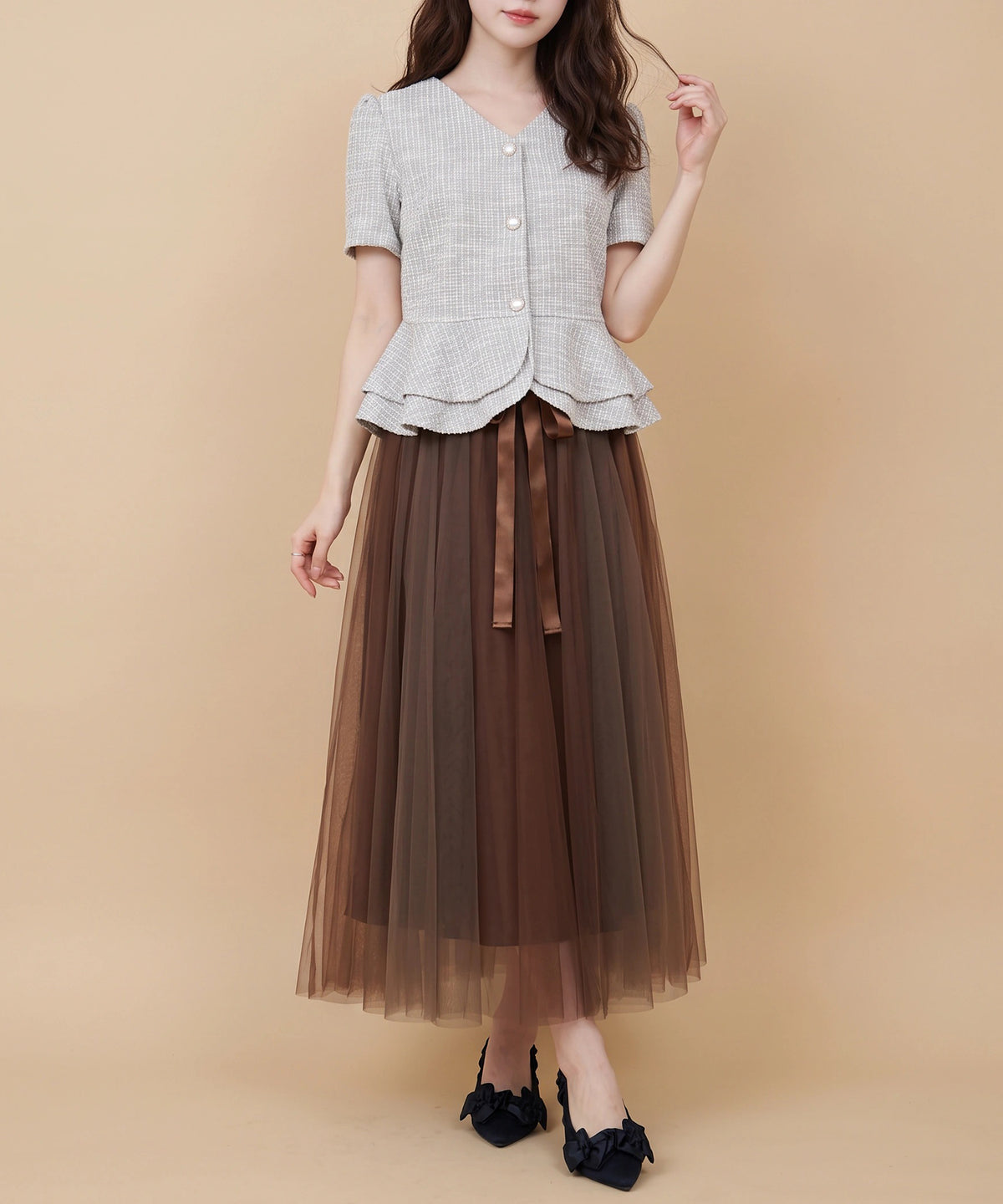 ブラウン model:160 着用サイズ:M(AI画像)