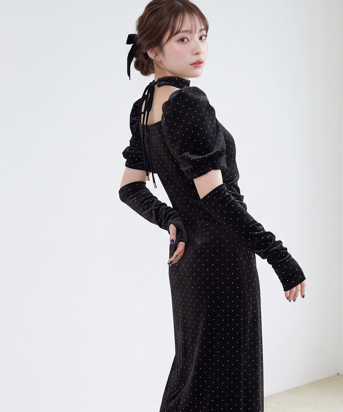 ブラック(AI画像) model:160cm 着用サイズ: M