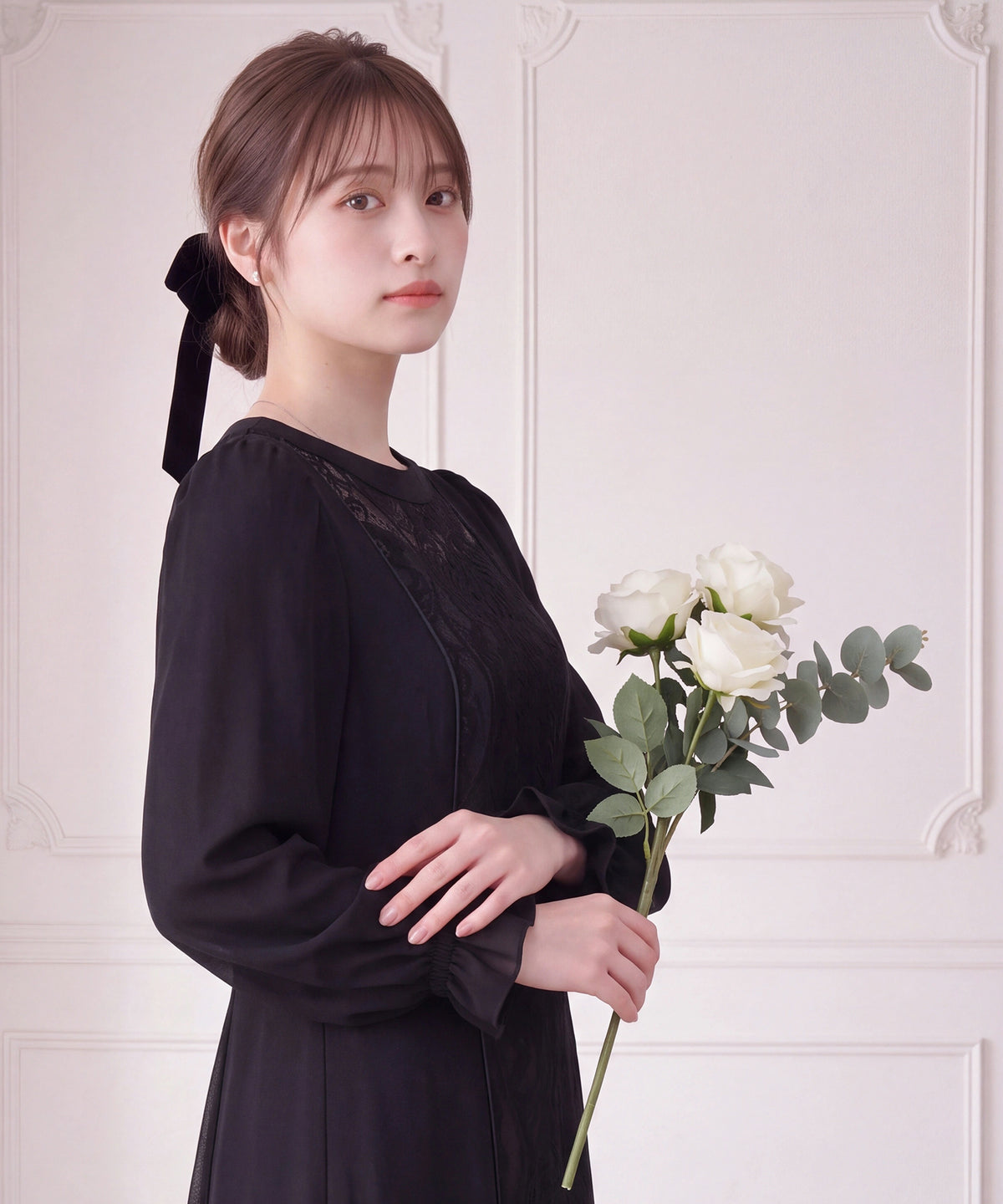 ブラック(AI画像) model:160cm 着用サイズ:M