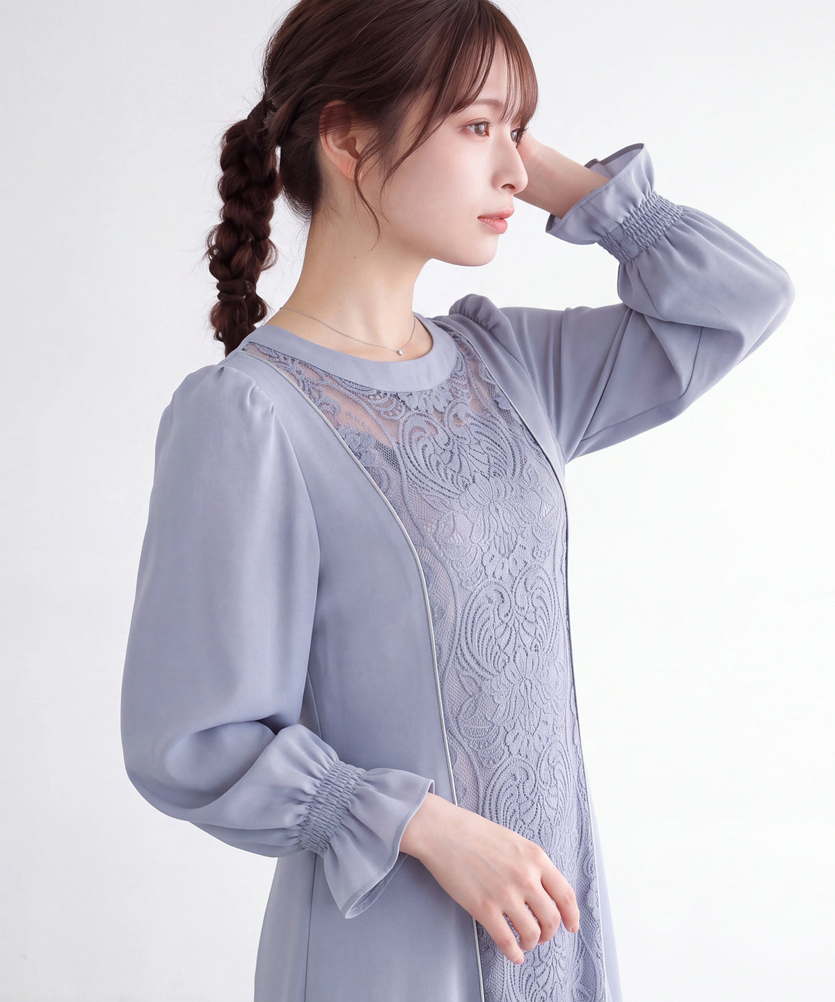 ブルー(AI画像) model:160cm 着用サイズ:M
