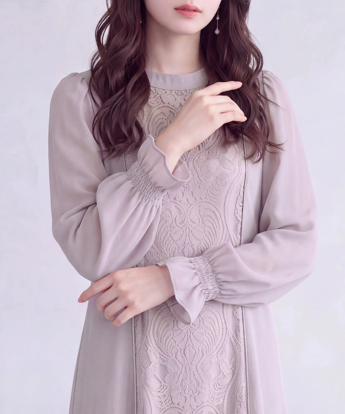 グレージュ(AI画像) model:160cm 着用サイズ:M