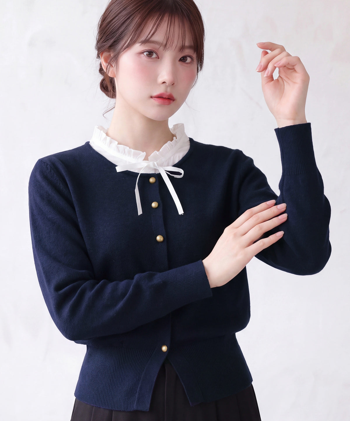 ネイビー(AI画像) model:160cm 着用サイズ: M