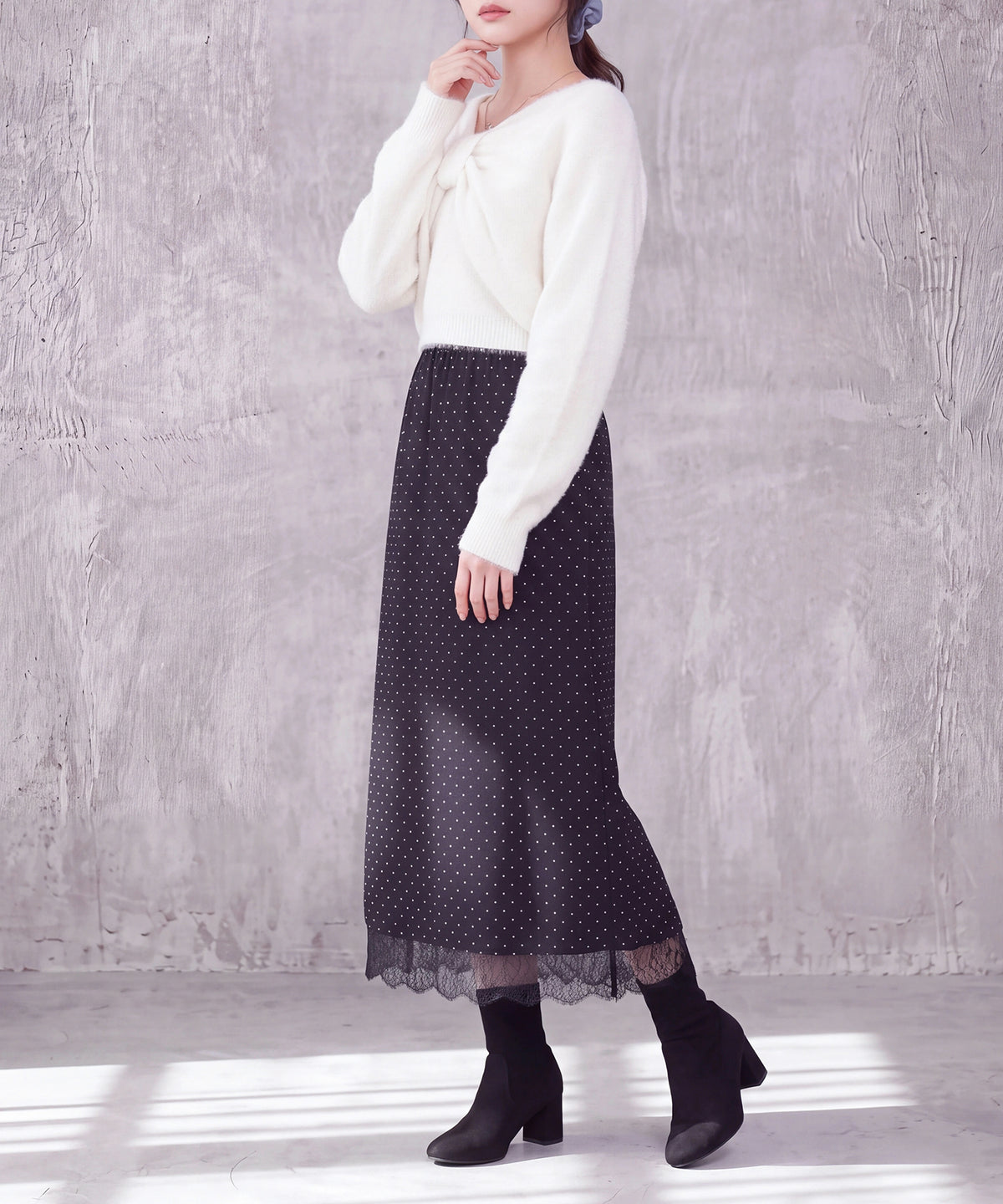 ホワイト(AI画像) model:160cm 着用サイズ:M
