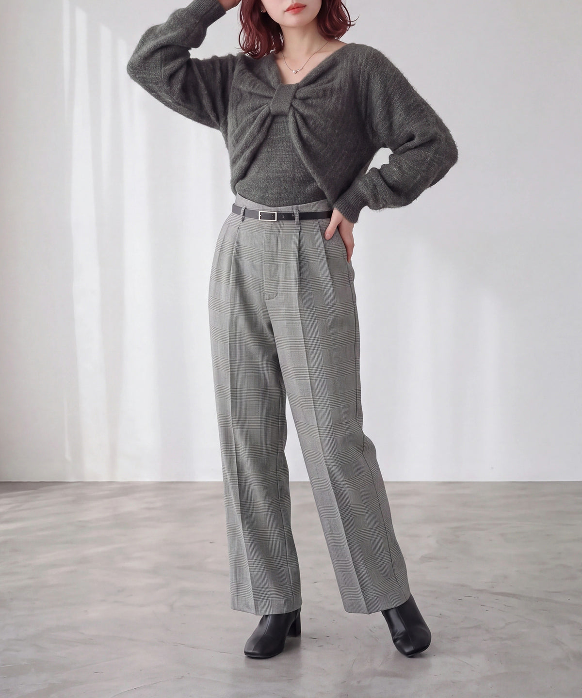 チャコール(AI画像) model:160cm 着用サイズ:M