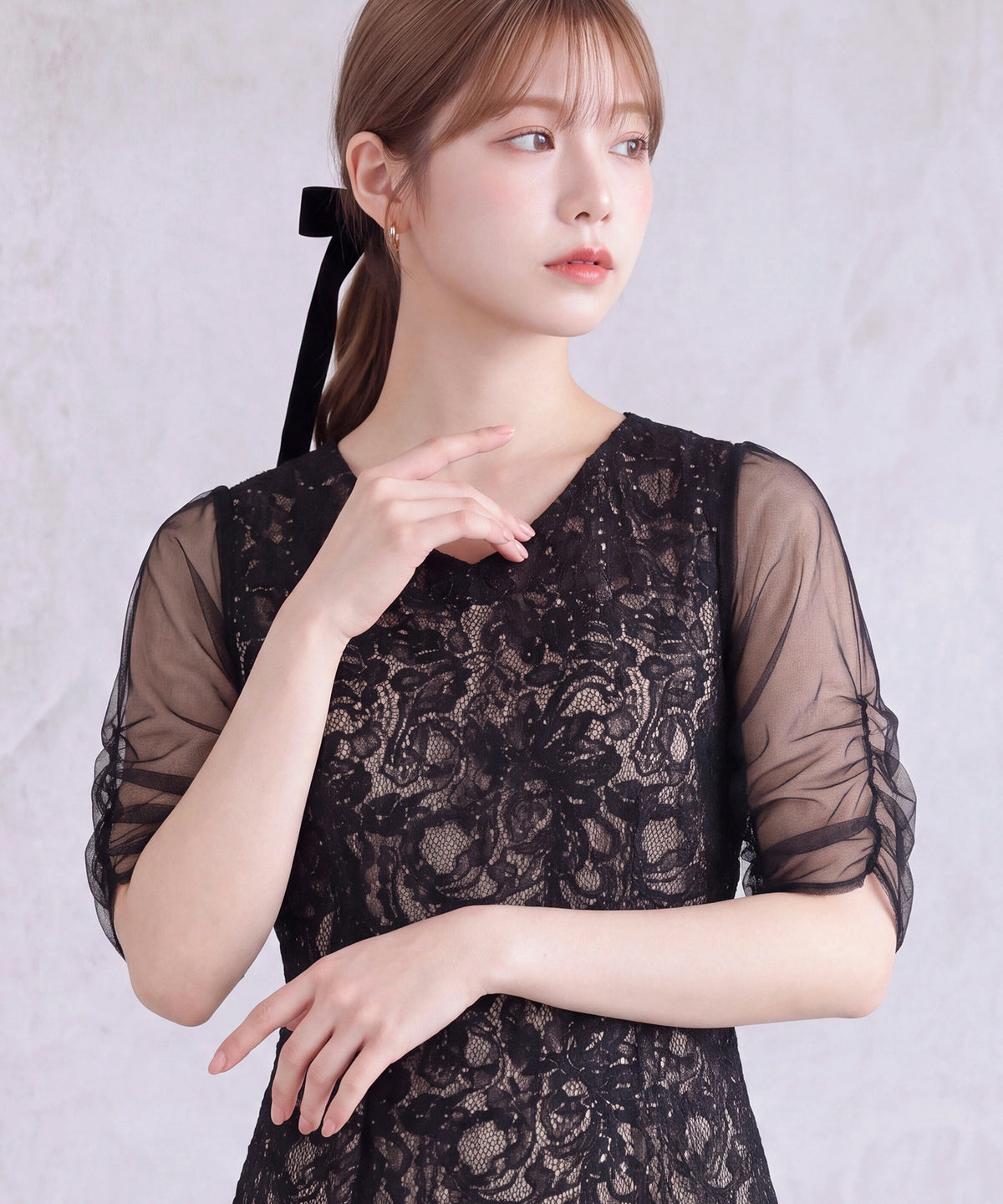 ブラック(AI画像) model:160cm 着用サイズ:M