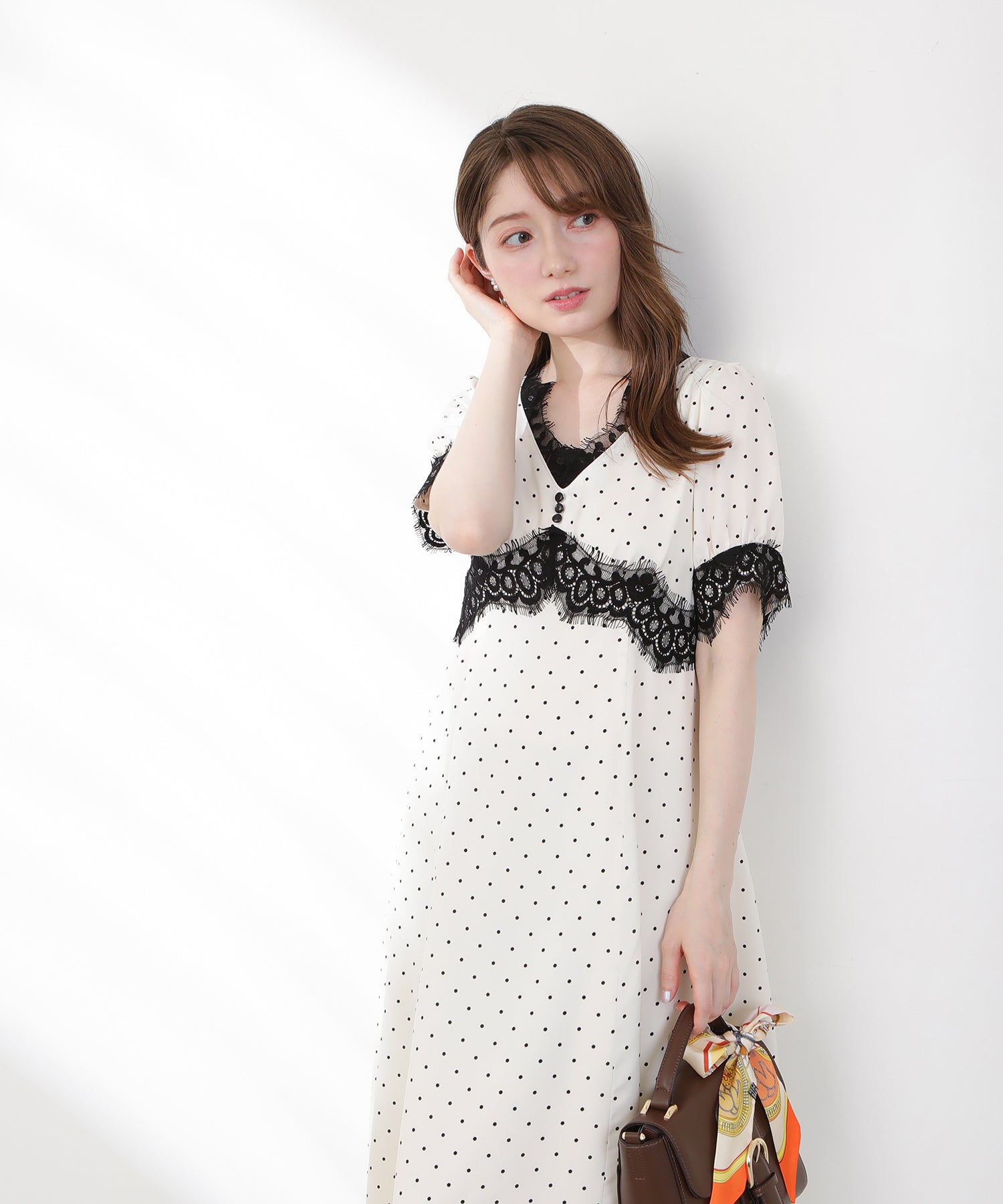 アイボリー model:163 着用サイズ:M
