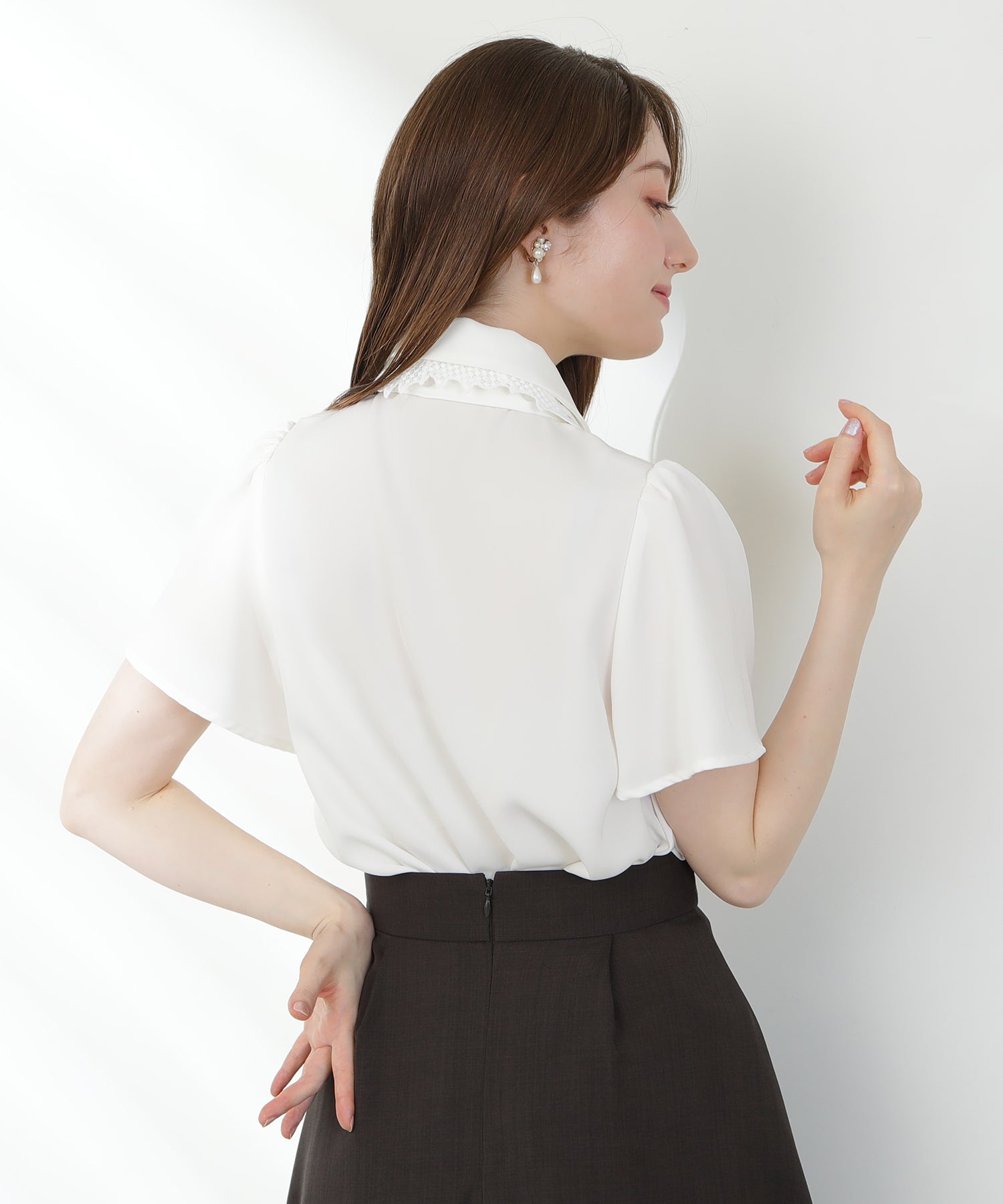 ホワイト model:163cm 着用サイズ:M