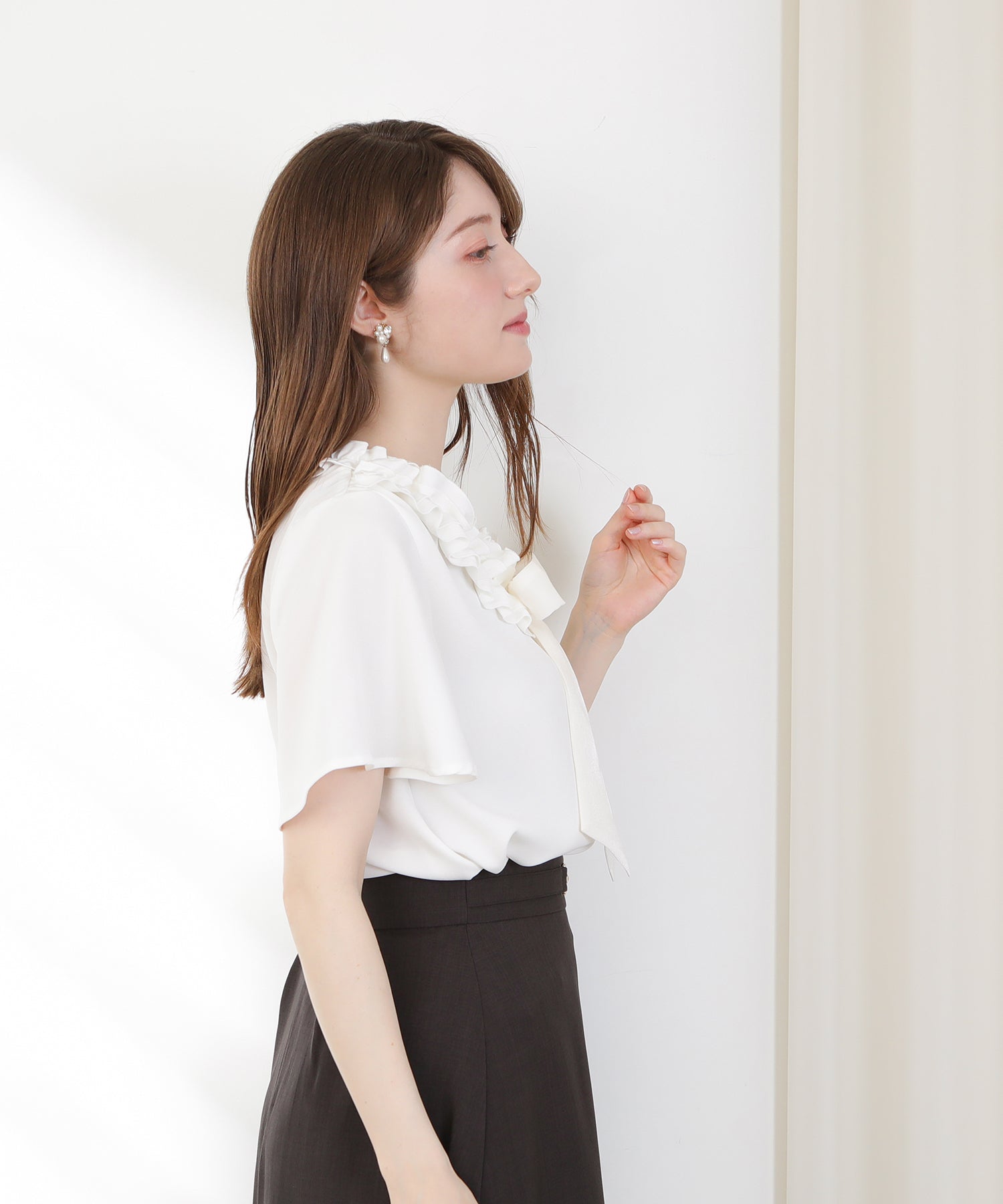 ホワイト model:163 着用サイズ:M