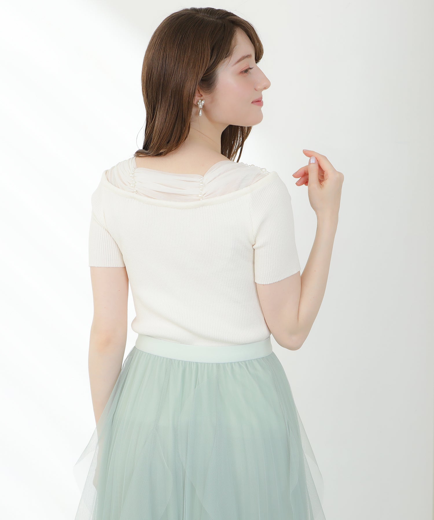 アイボリー model:163 着用サイズ:M