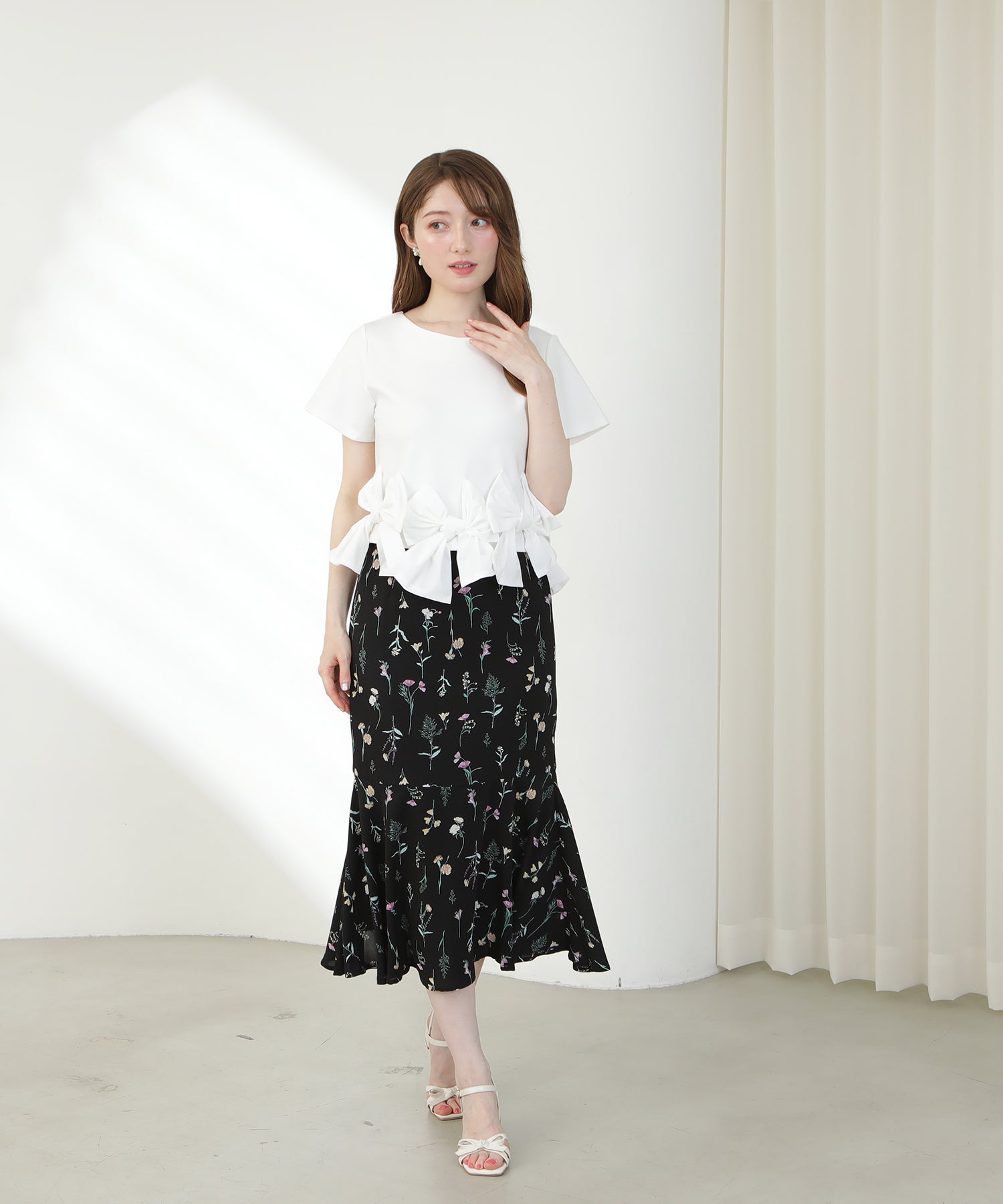 ホワイト model:163 着用サイズ:M