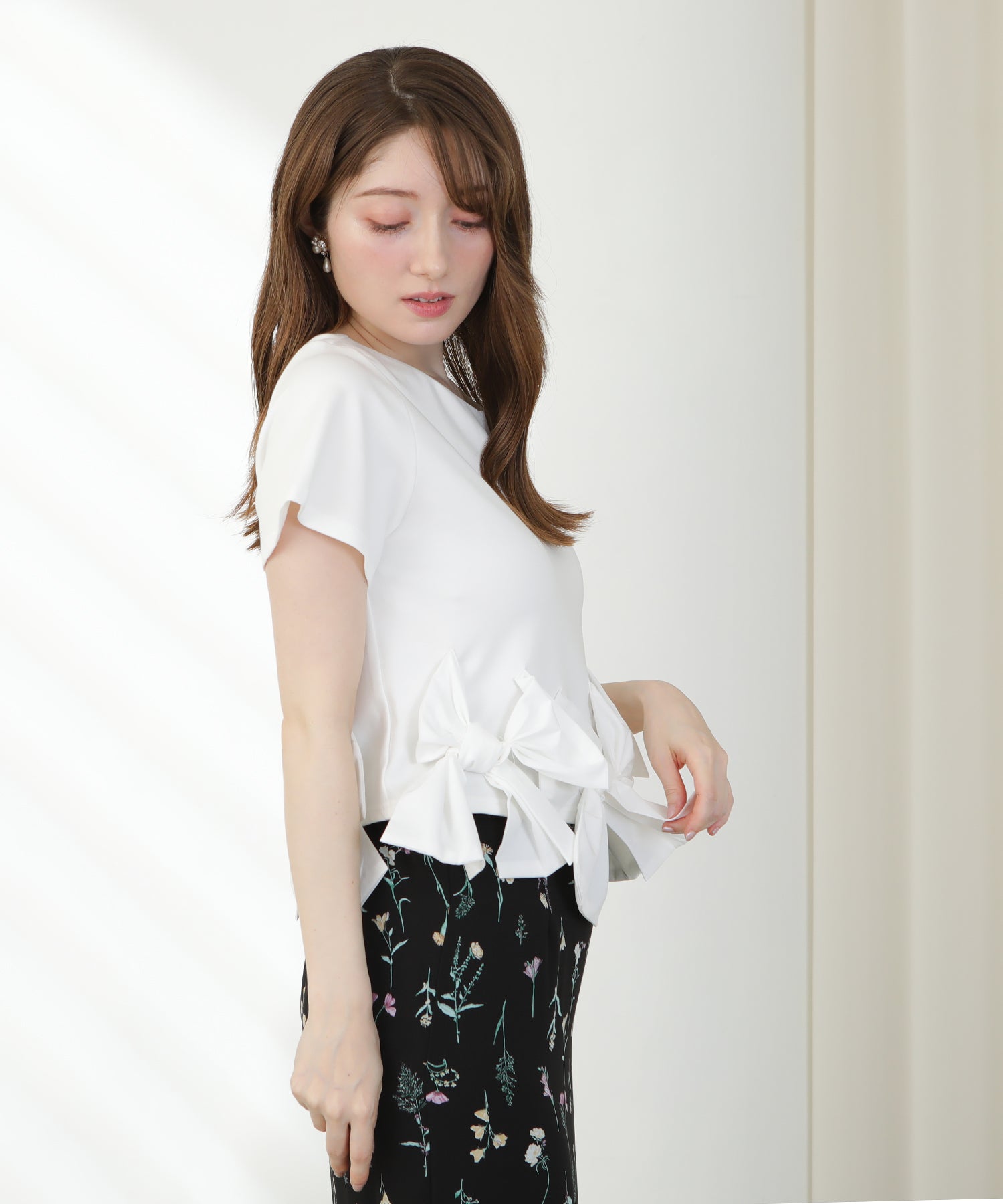 ホワイト model:163 着用サイズ:M