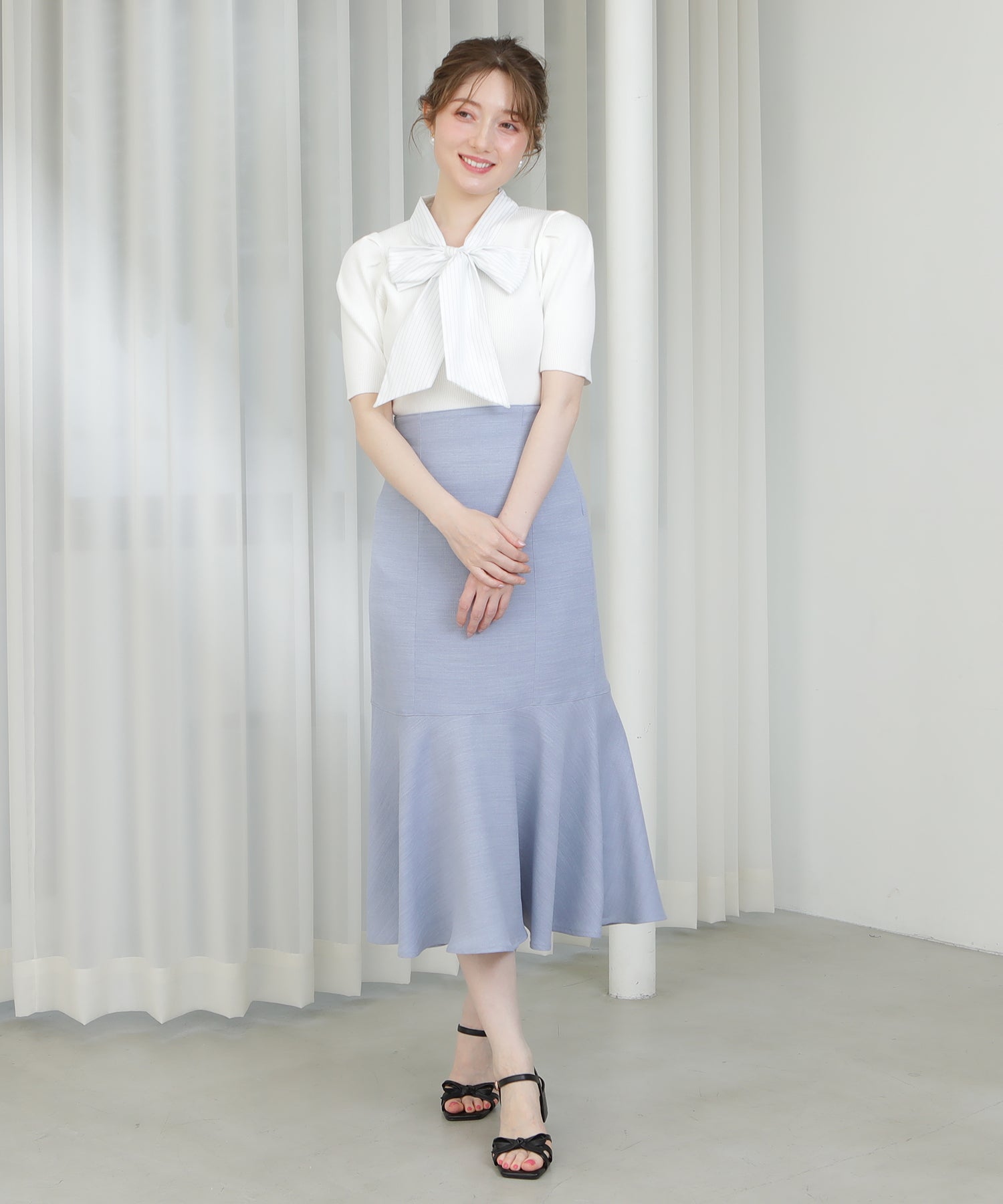ホワイト model:163 着用サイズ:M