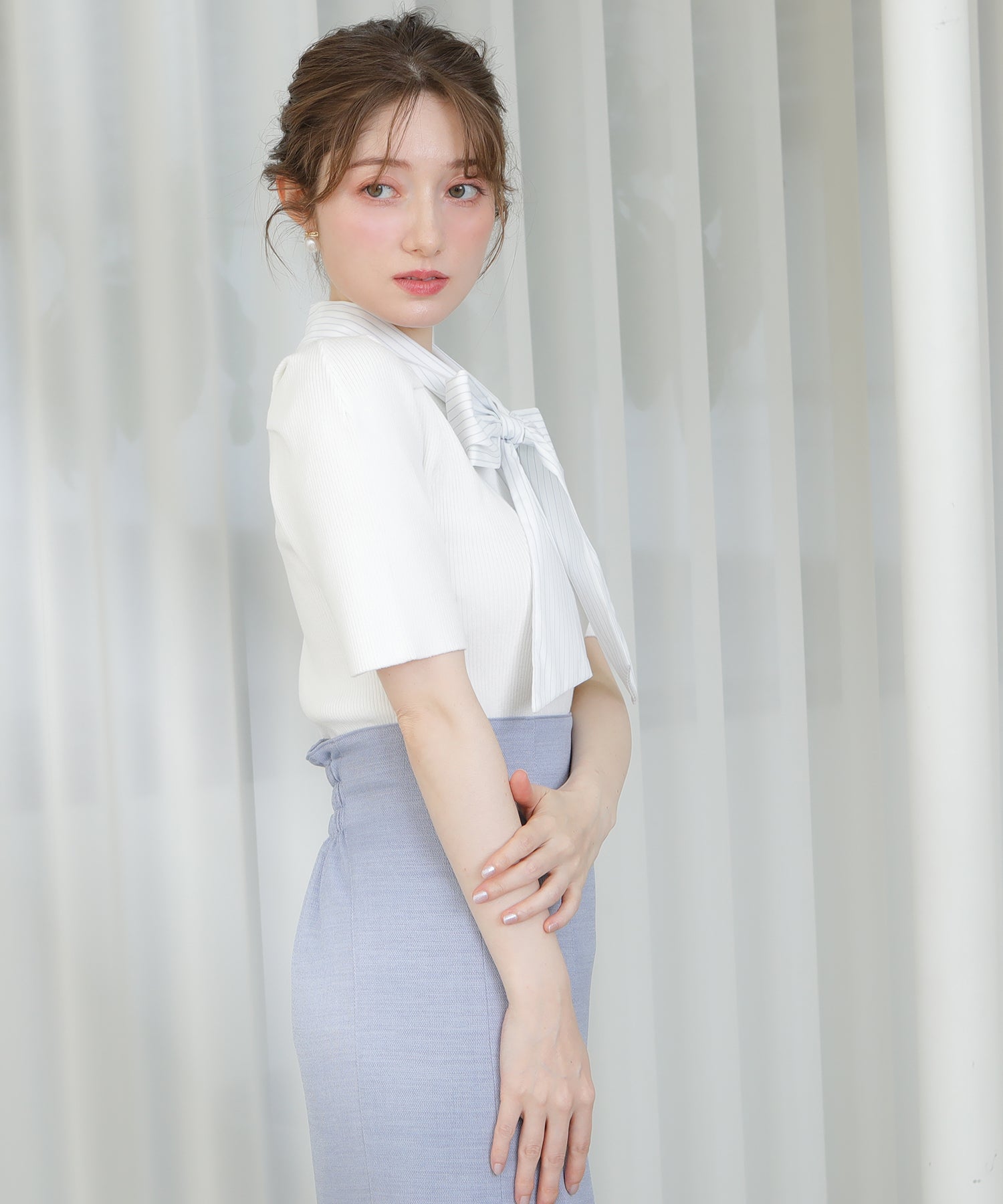 ホワイト model:163 着用サイズ:M