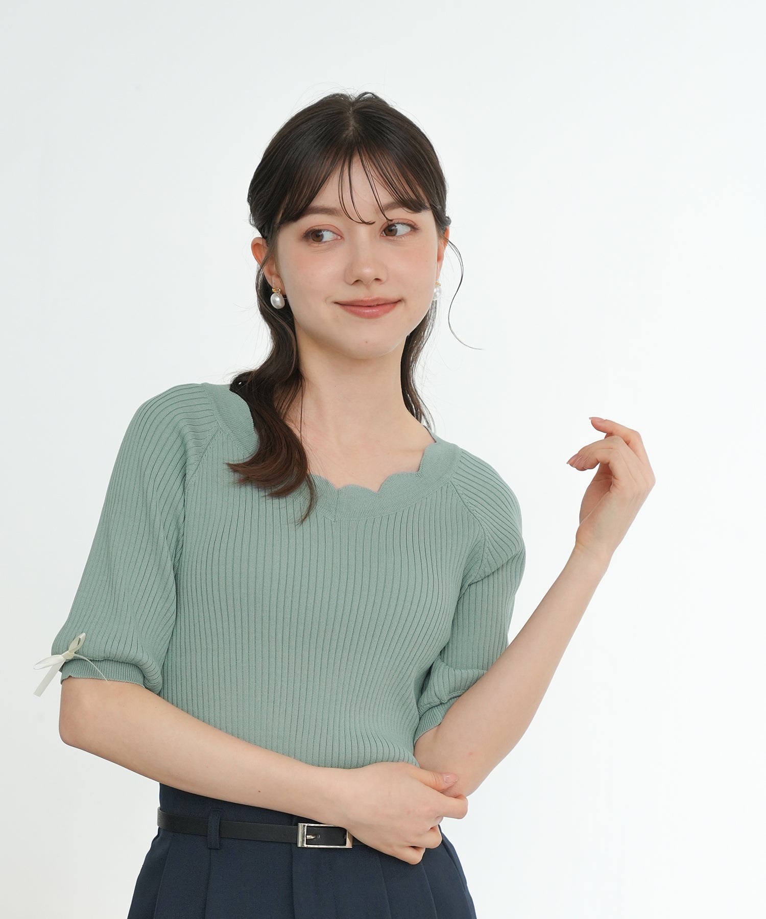 ミント model:158 着用サイズ:M