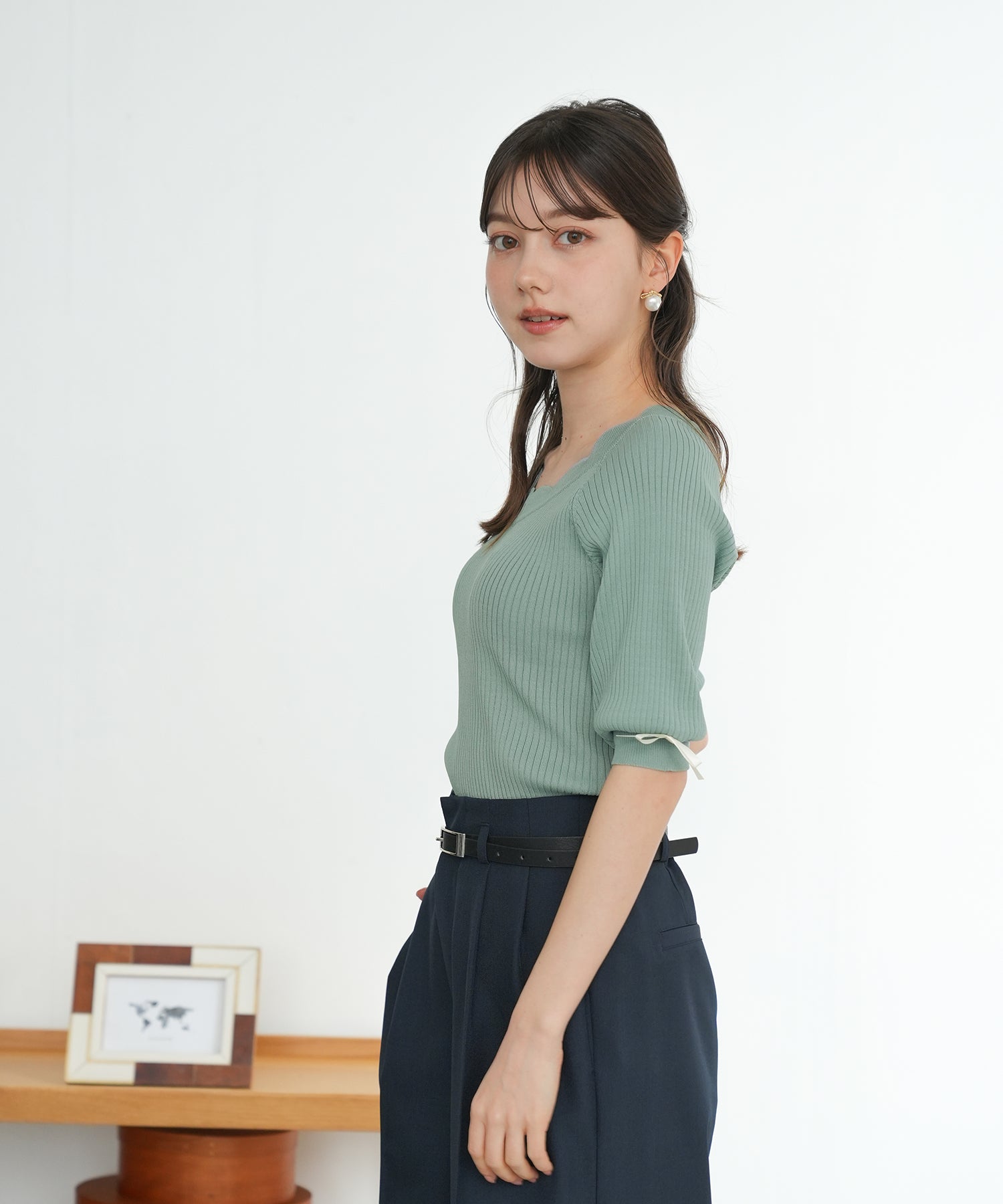ミント model:158 着用サイズ:M
