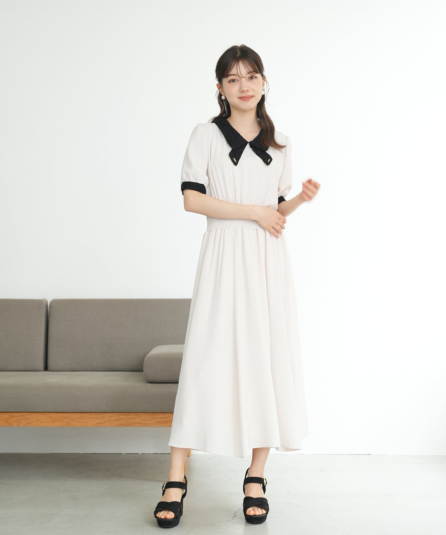 アイボリー model:158cm 着用サイズ:M