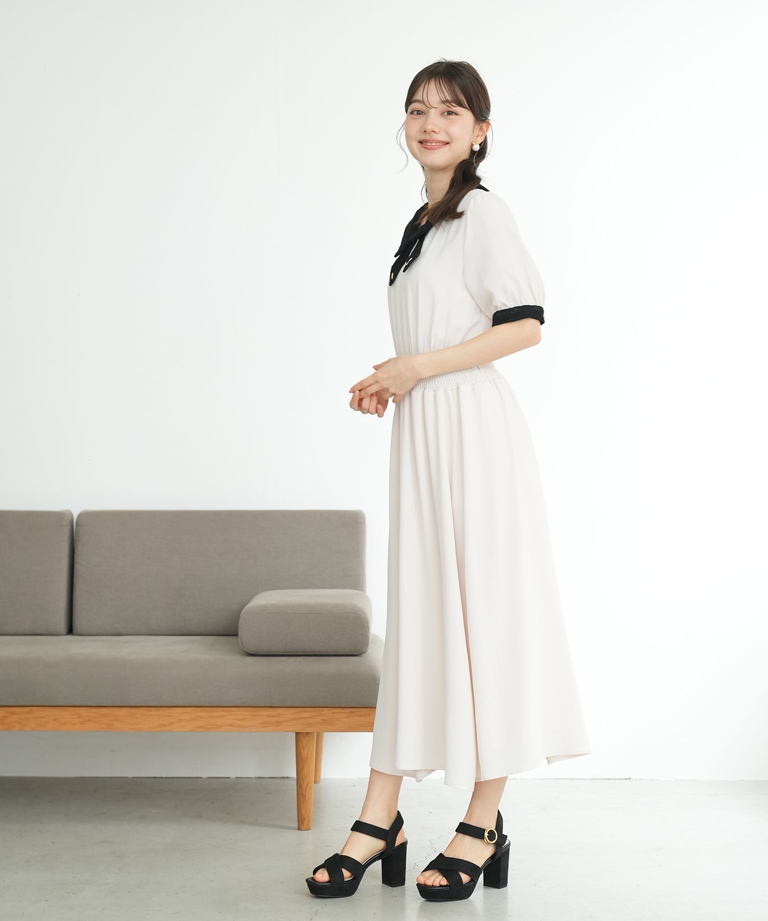 アイボリー model:158cm 着用サイズ:M