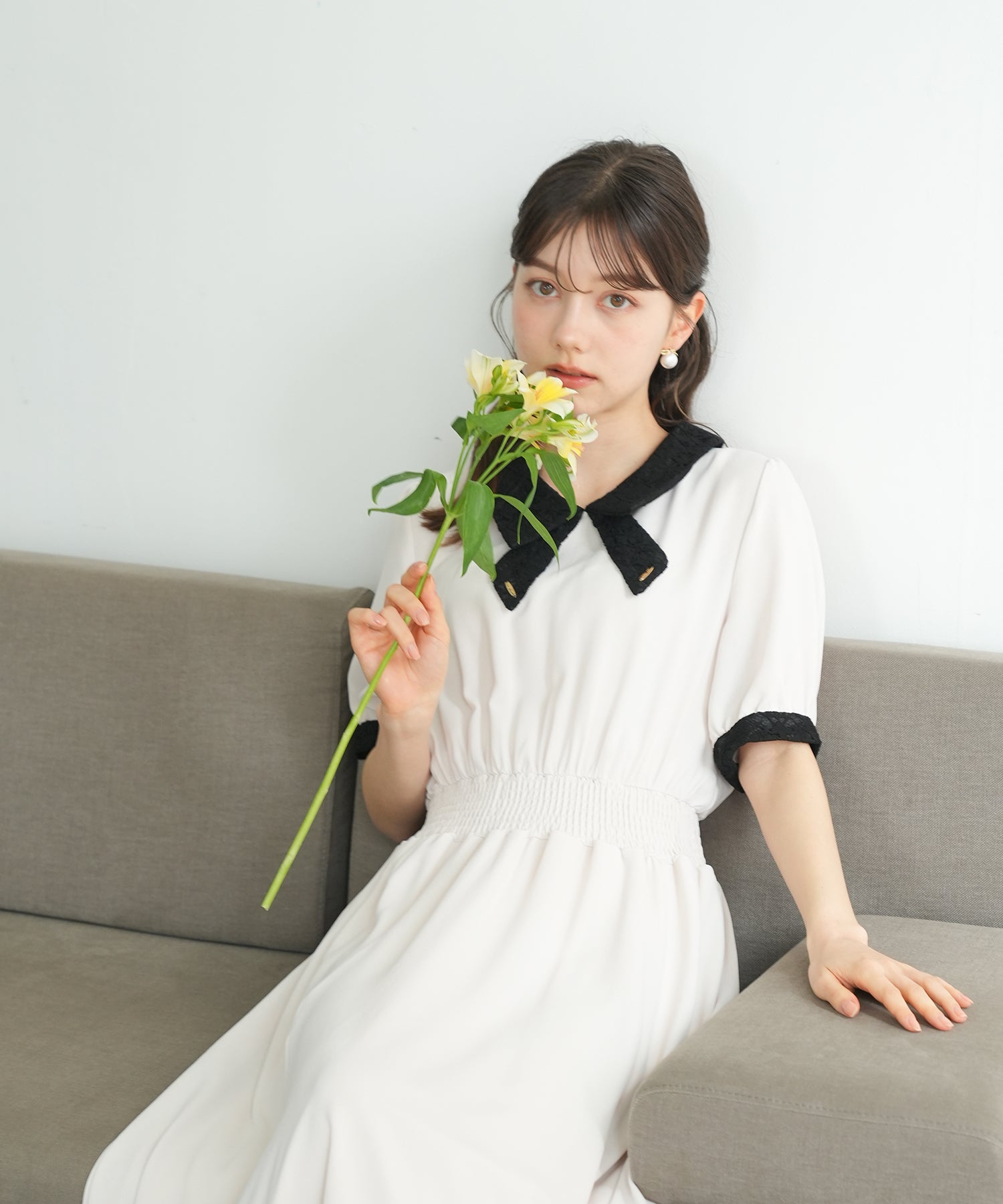 アイボリー model:158cm 着用サイズ:M