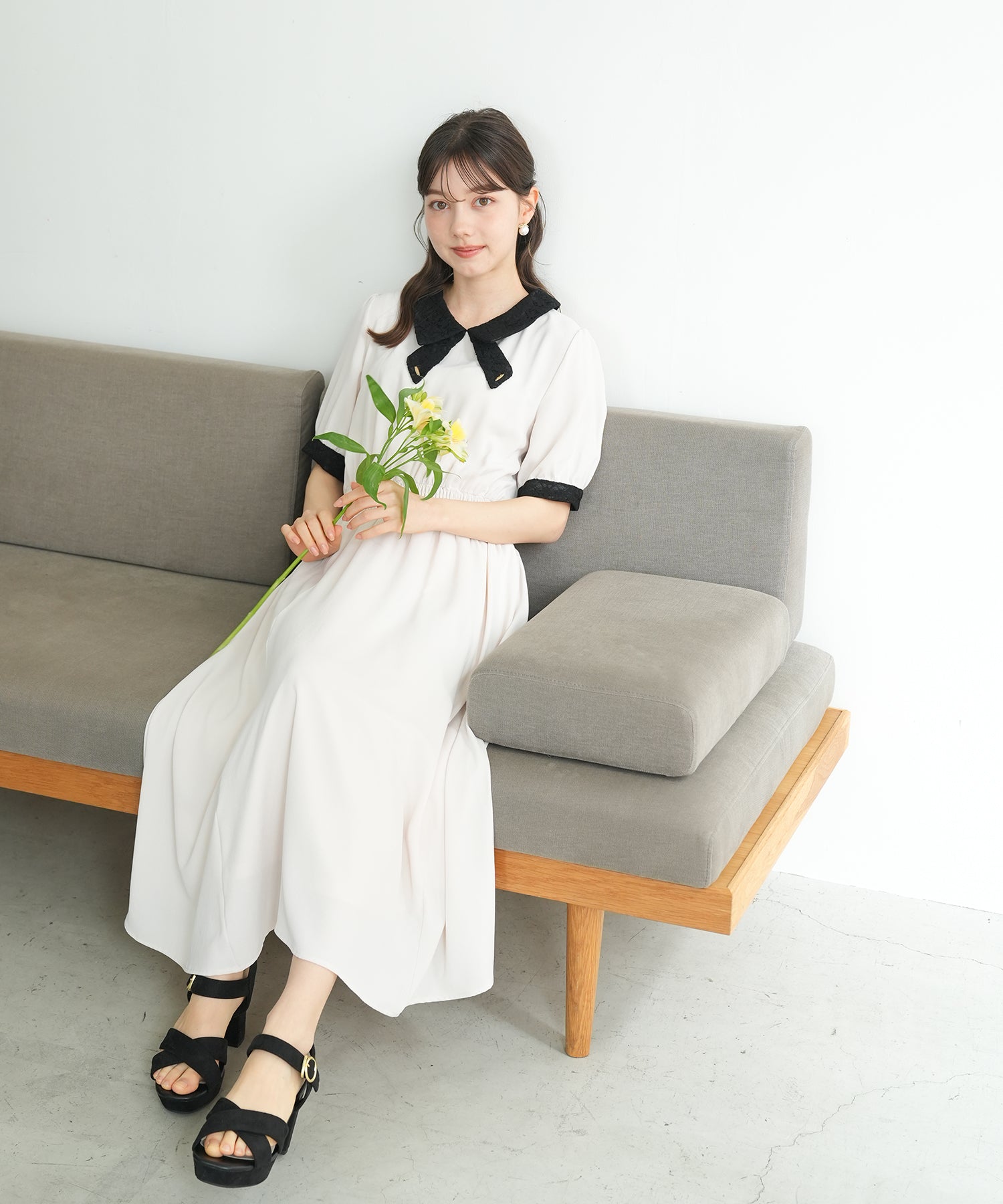 アイボリー model:158cm 着用サイズ:M