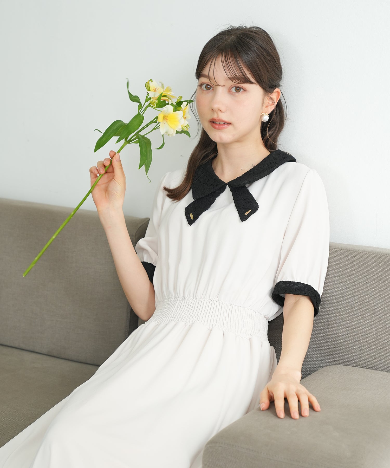 アイボリー model:158cm 着用サイズ:M