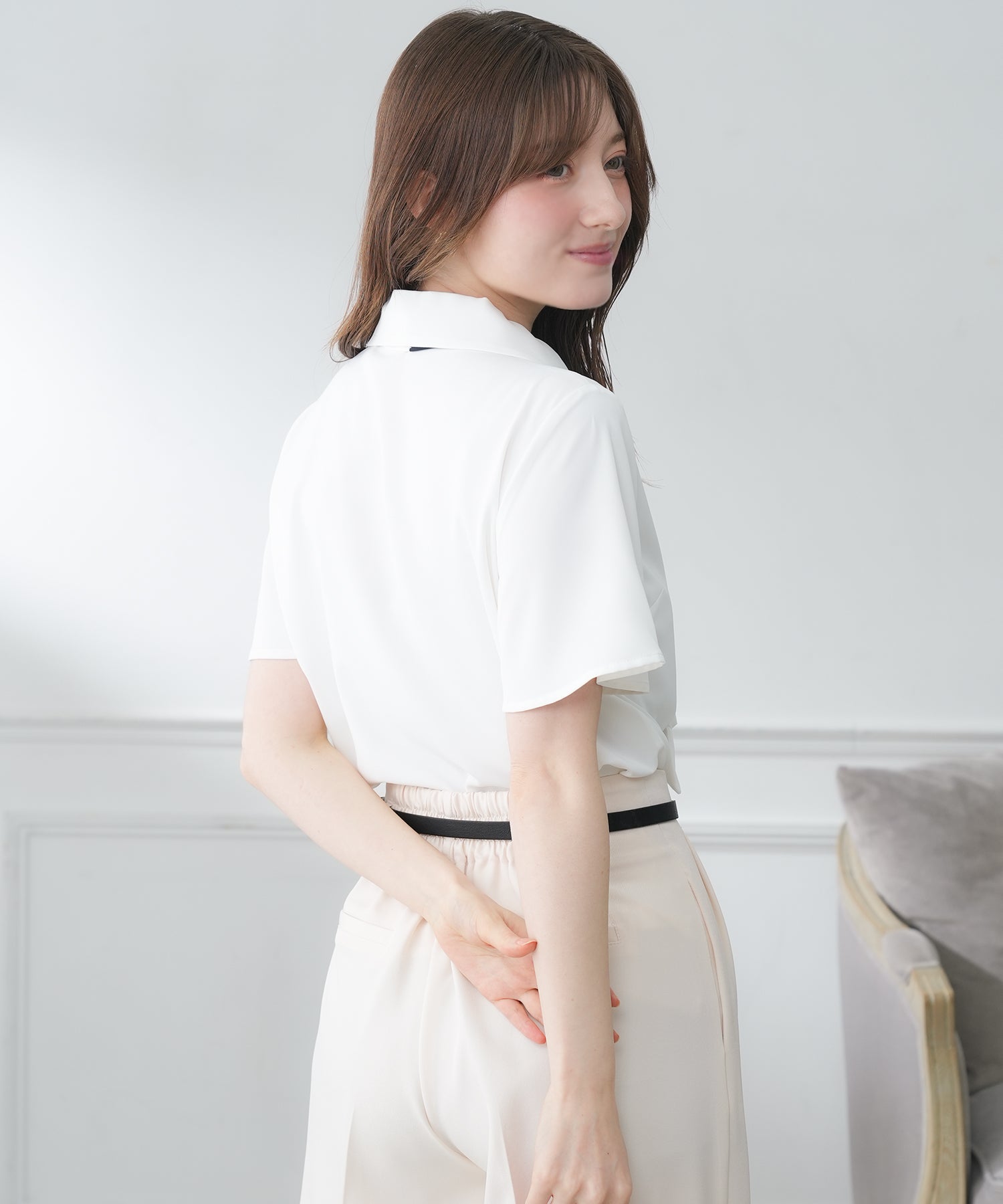 ホワイト model:163 着用サイズ:M