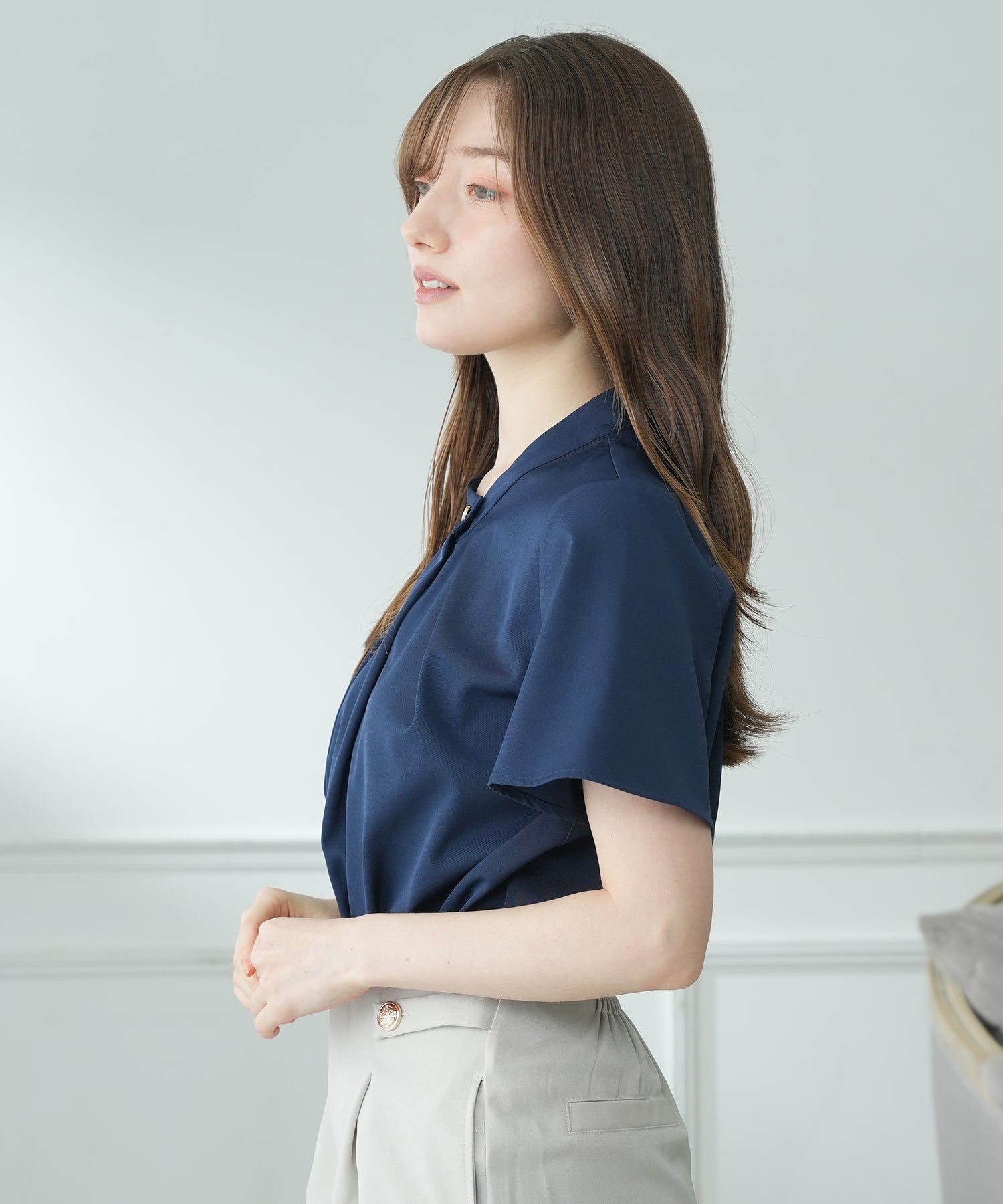 ネイビー model:163cm 着用サイズ:M