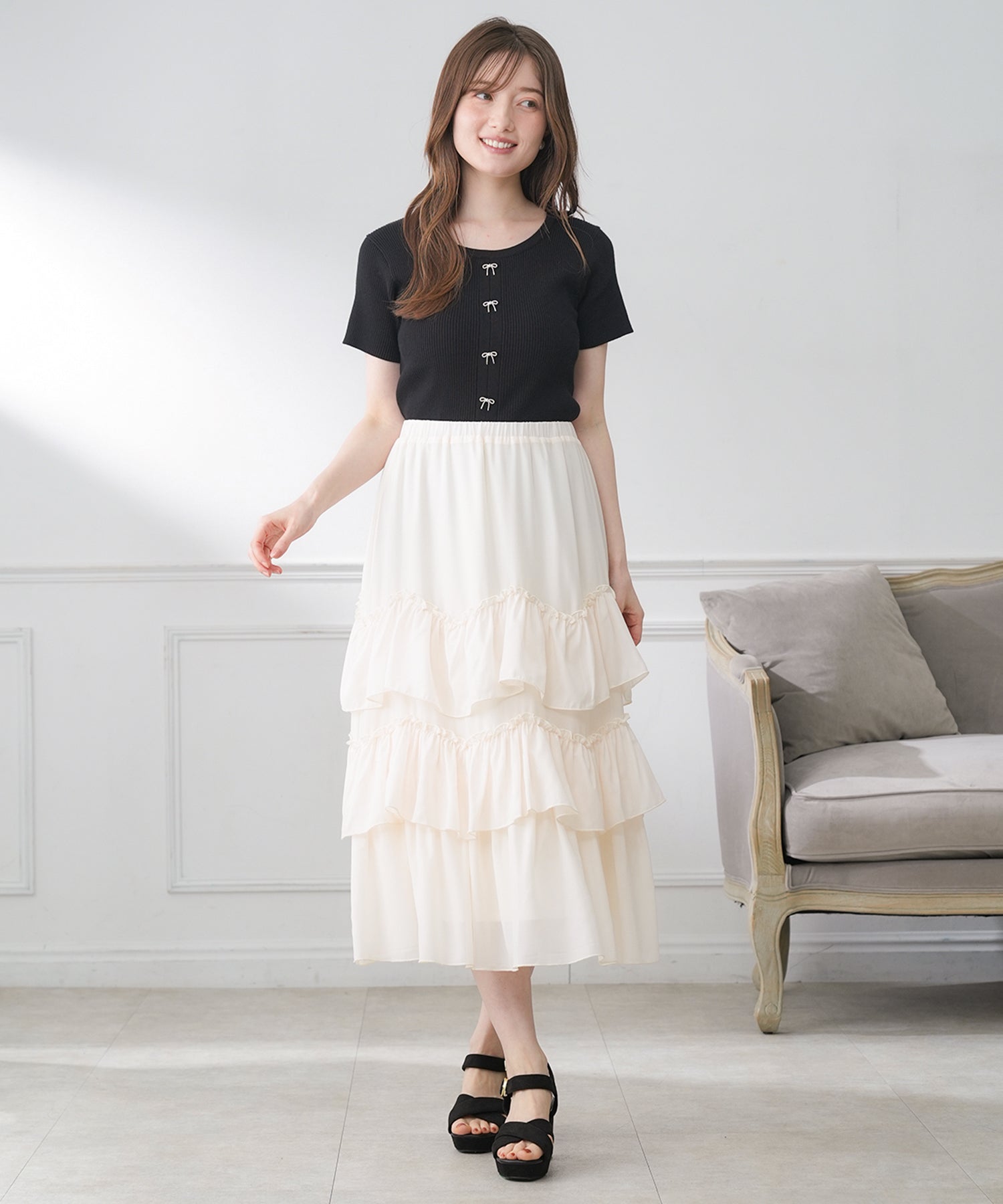 アイボリー model:163cm 着用サイズ:M