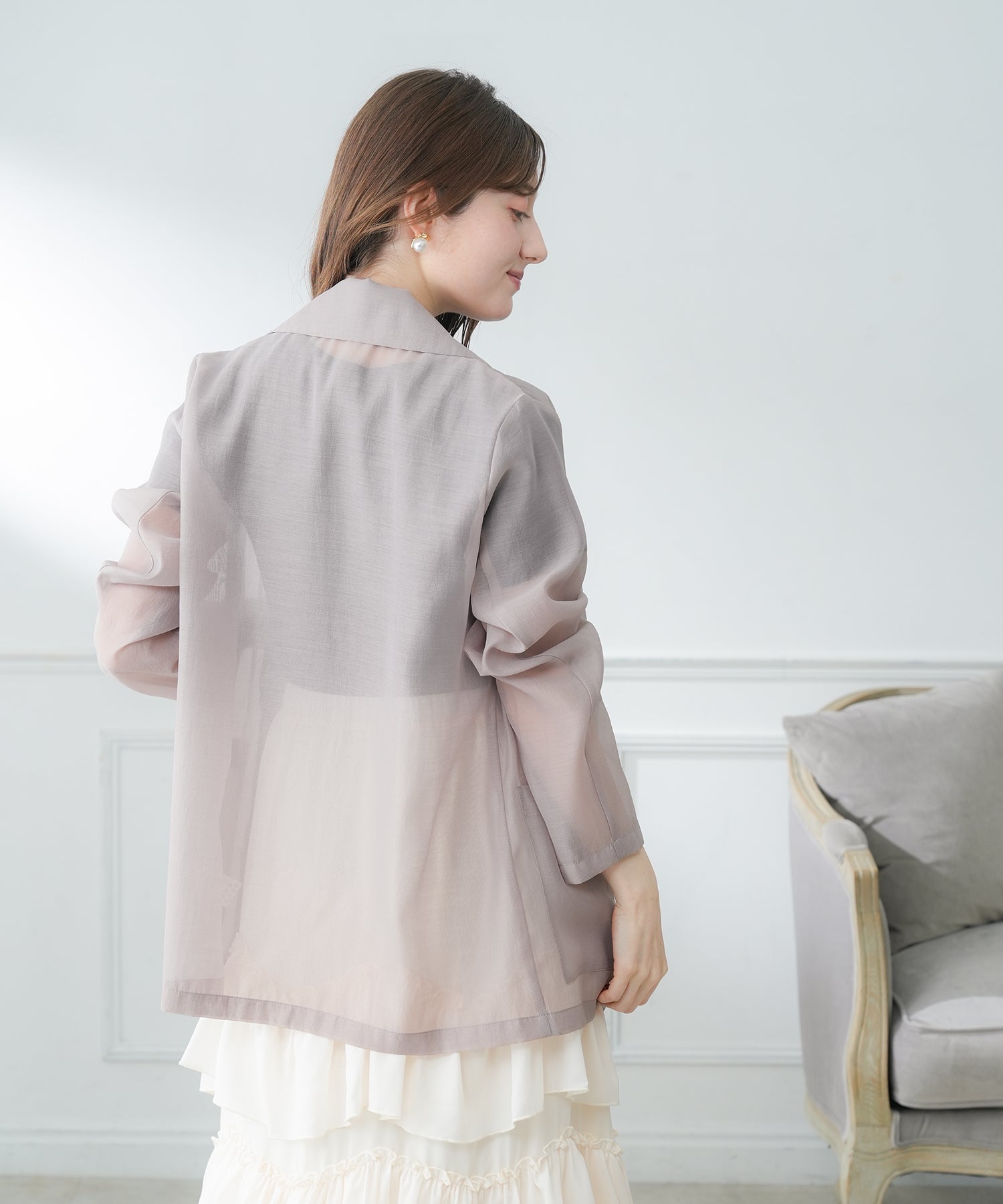 グレージュ model:163cm 着用サイズ:M