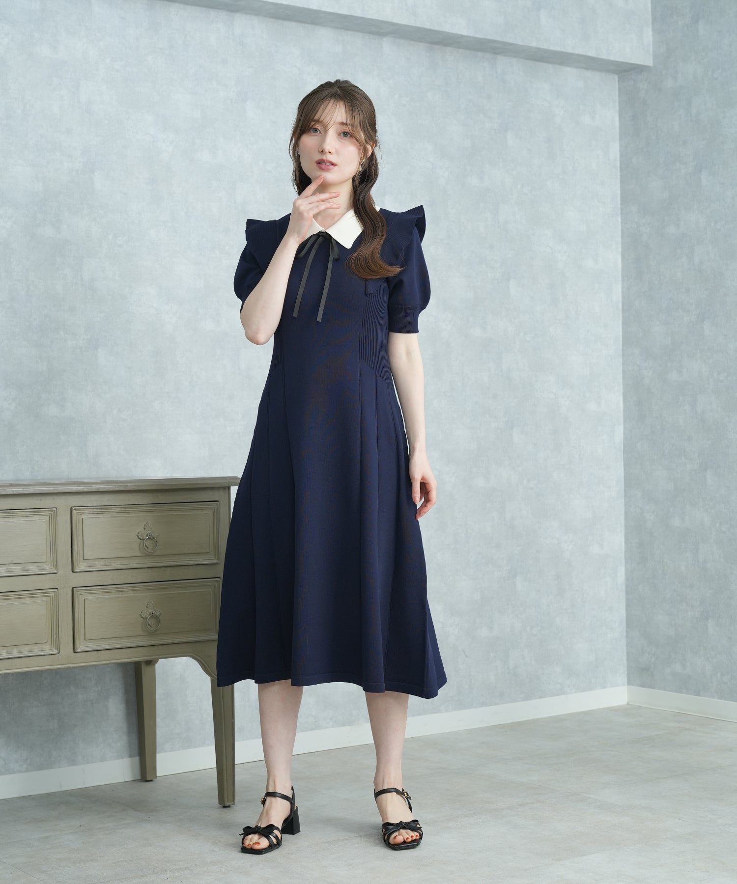 ネイビー model:163 着用サイズ:M