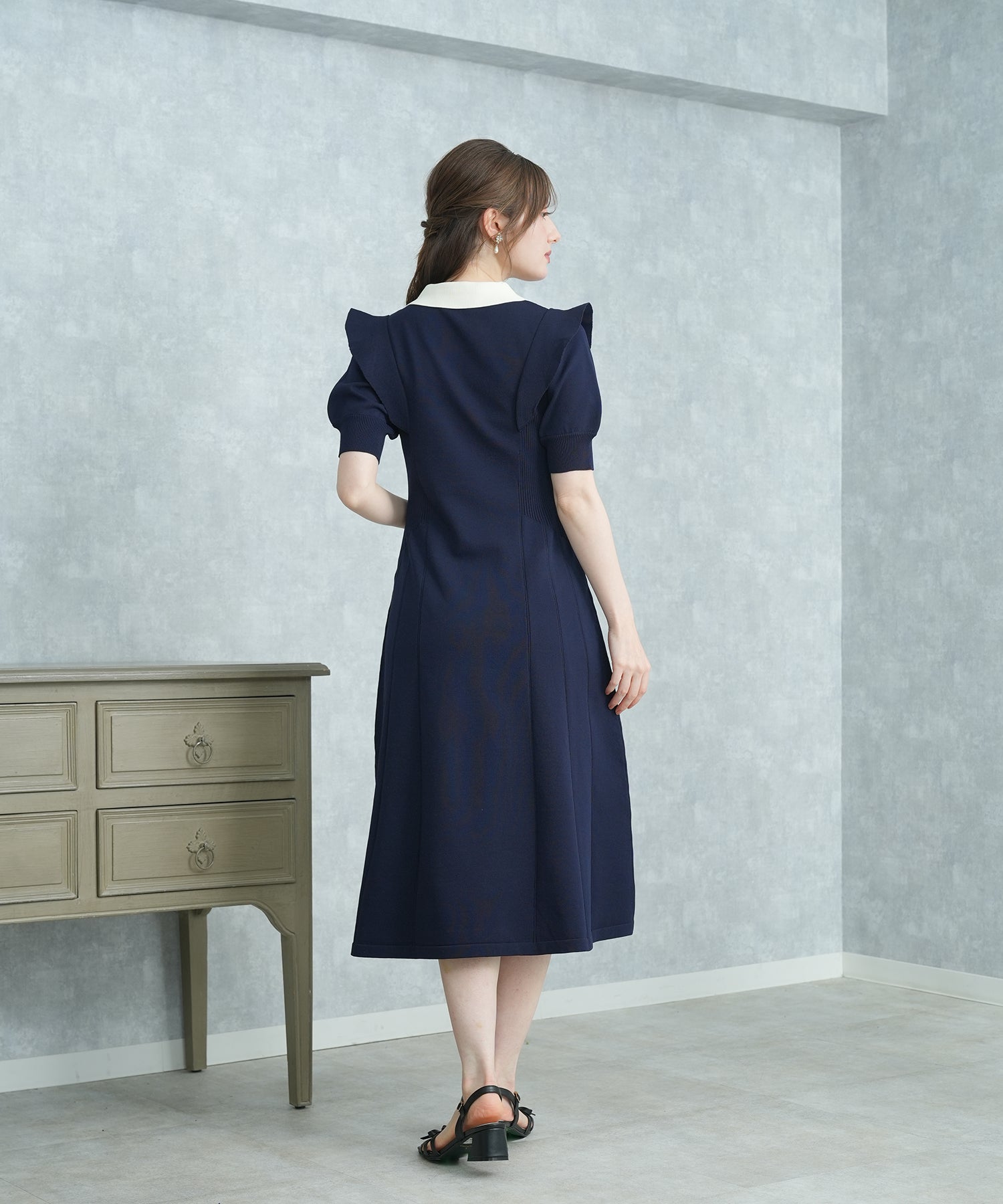 ネイビー model:163 着用サイズ:M