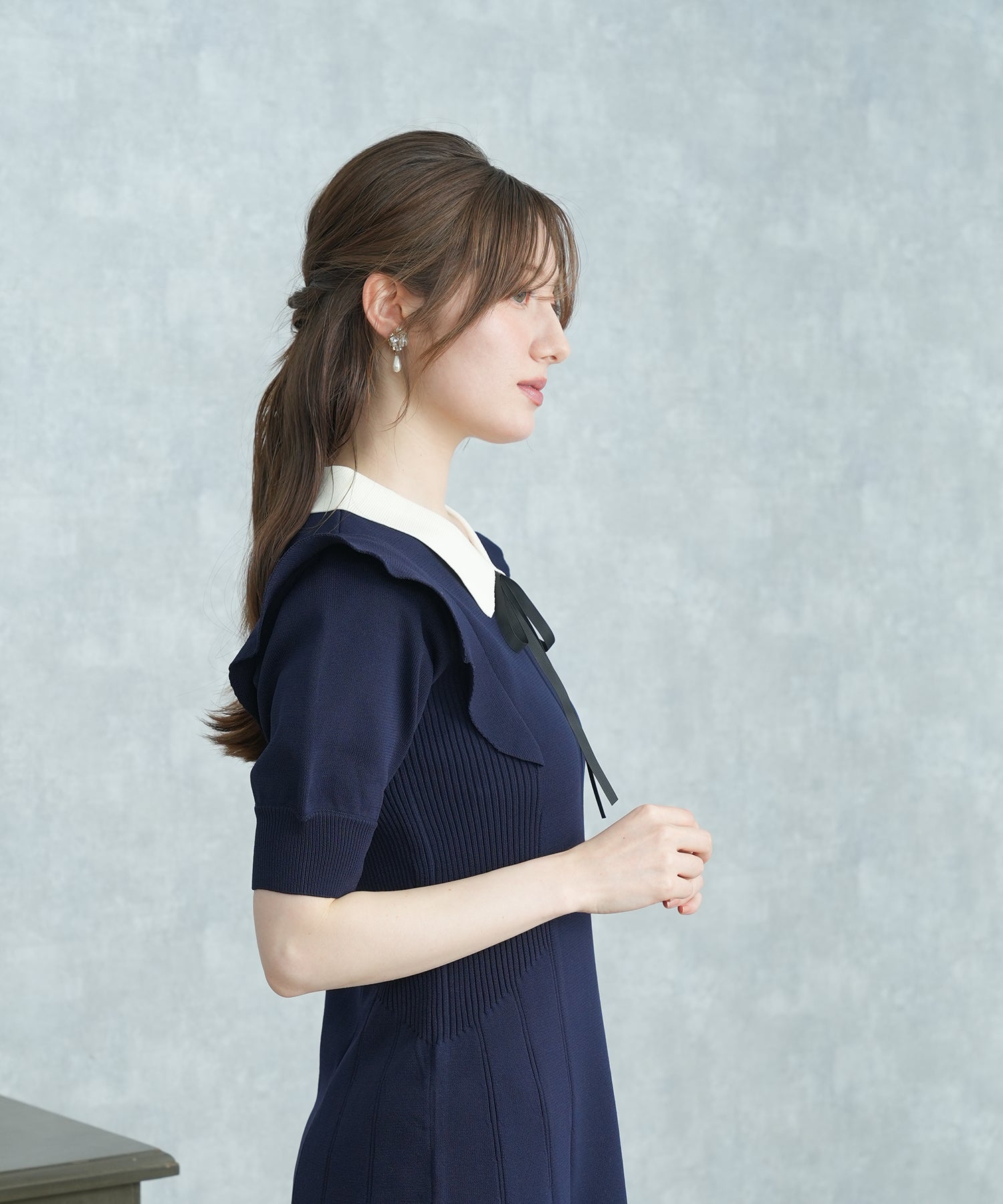 ネイビー model:163 着用サイズ:M