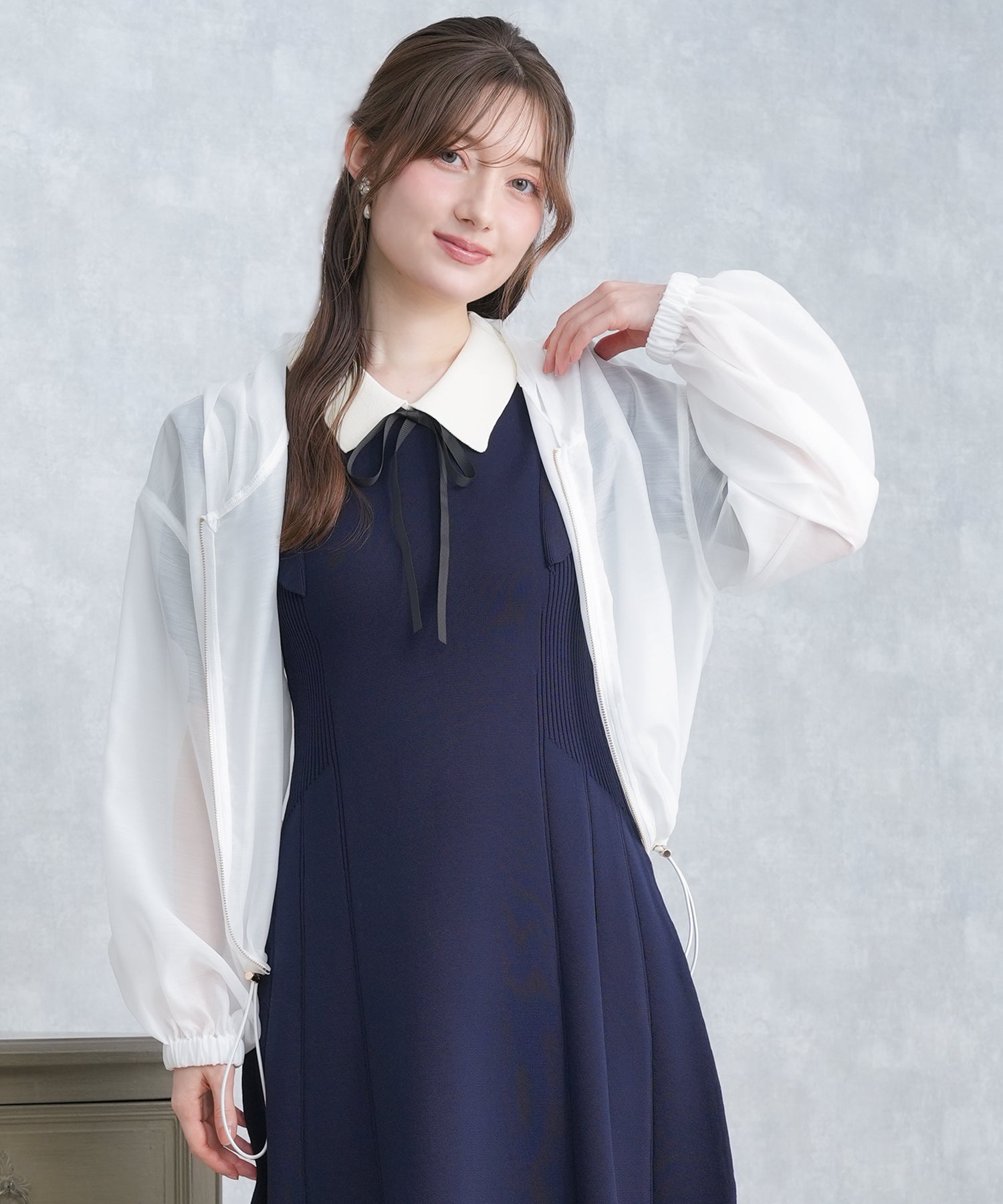 ホワイト model:163 着用サイズ:M