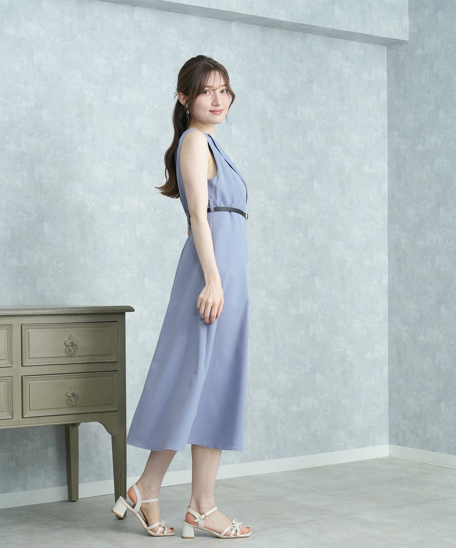 ブルー model:163 着用サイズ:M