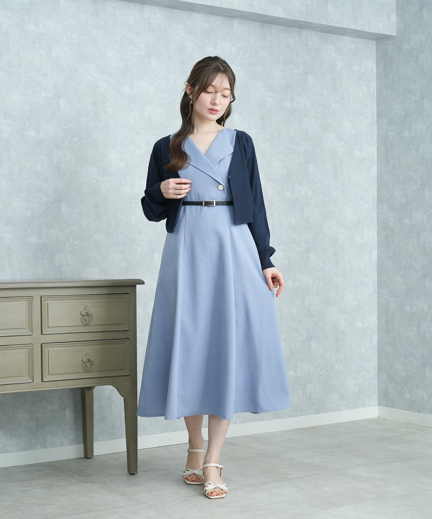 ネイビー model:163 着用サイズ:M