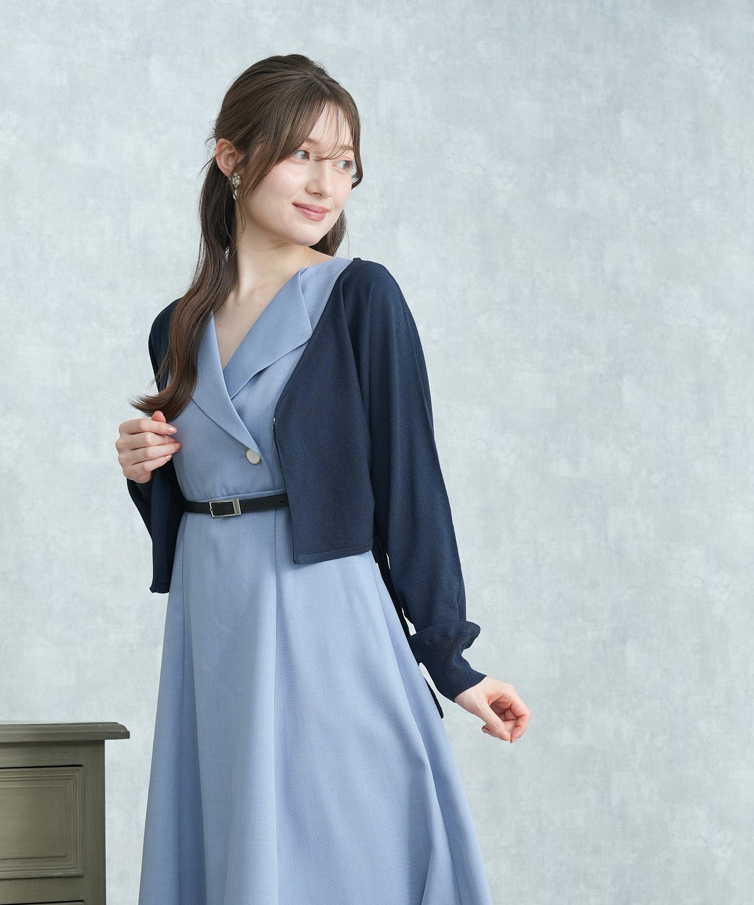 ネイビー model:163 着用サイズ:M