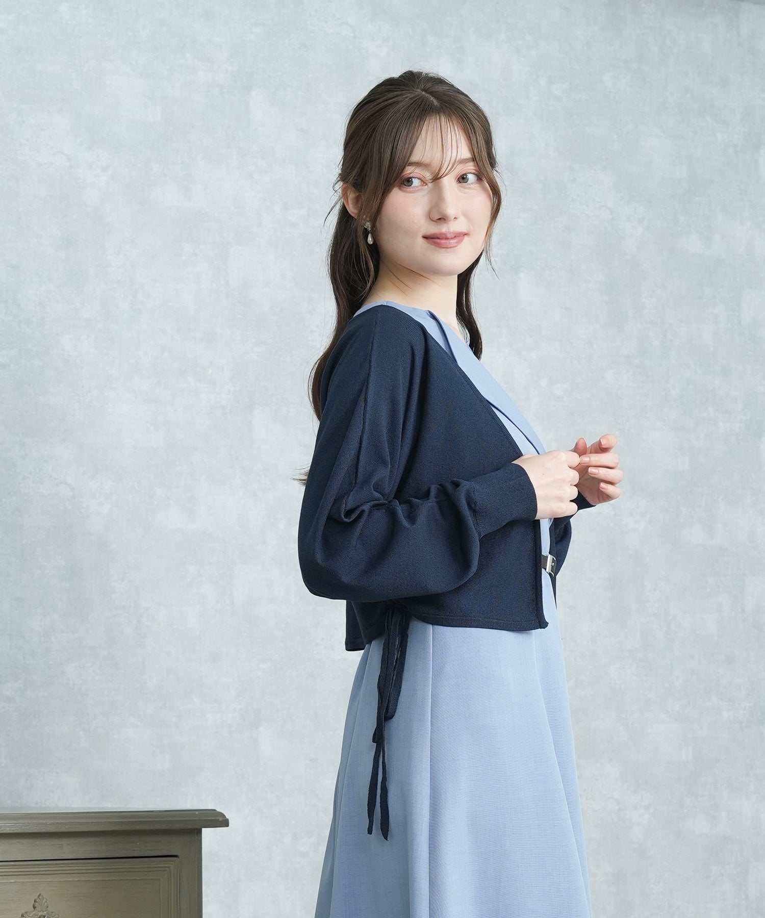 ネイビー model:163 着用サイズ:M