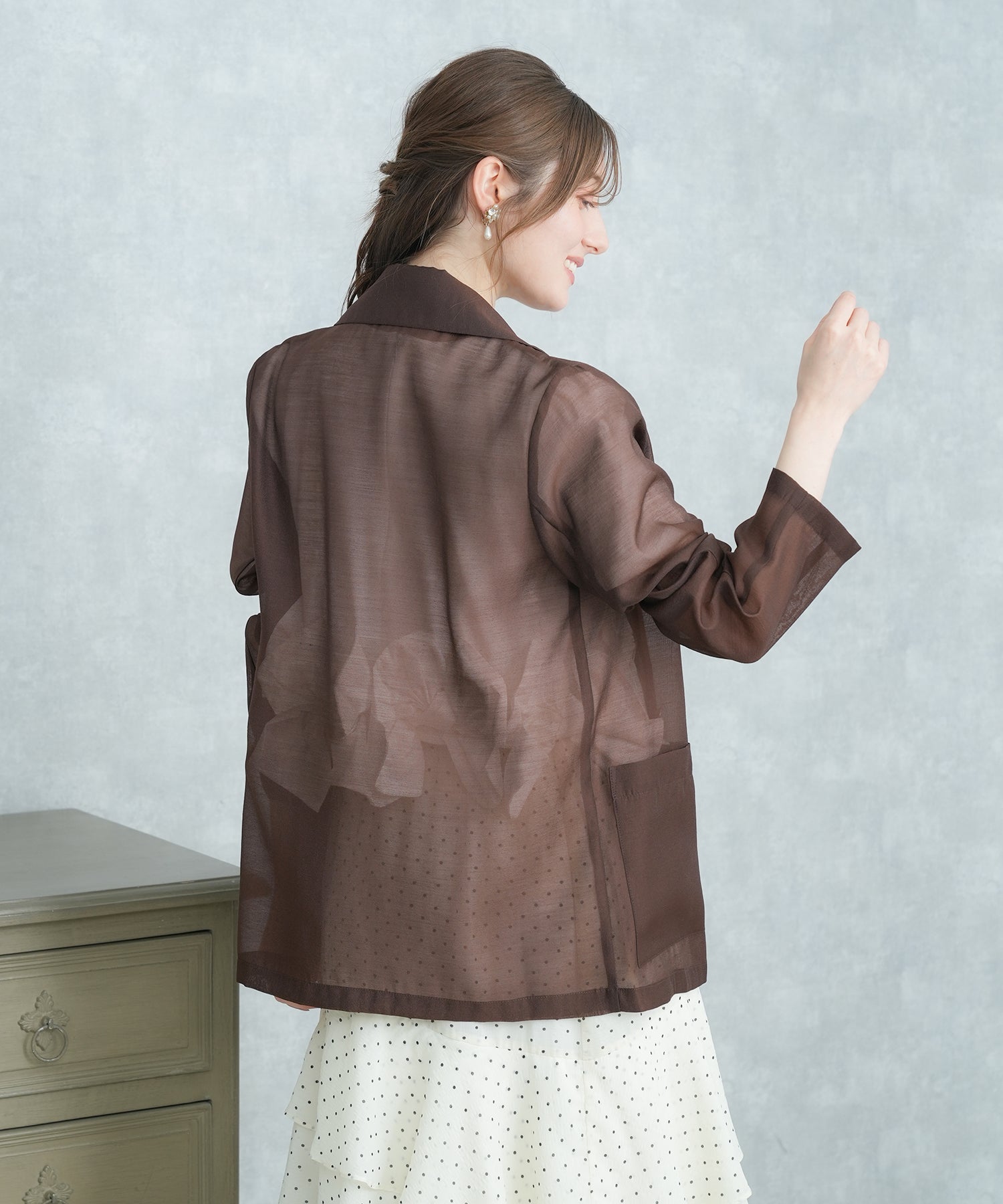 ブラウン model:163cm 着用サイズ:M