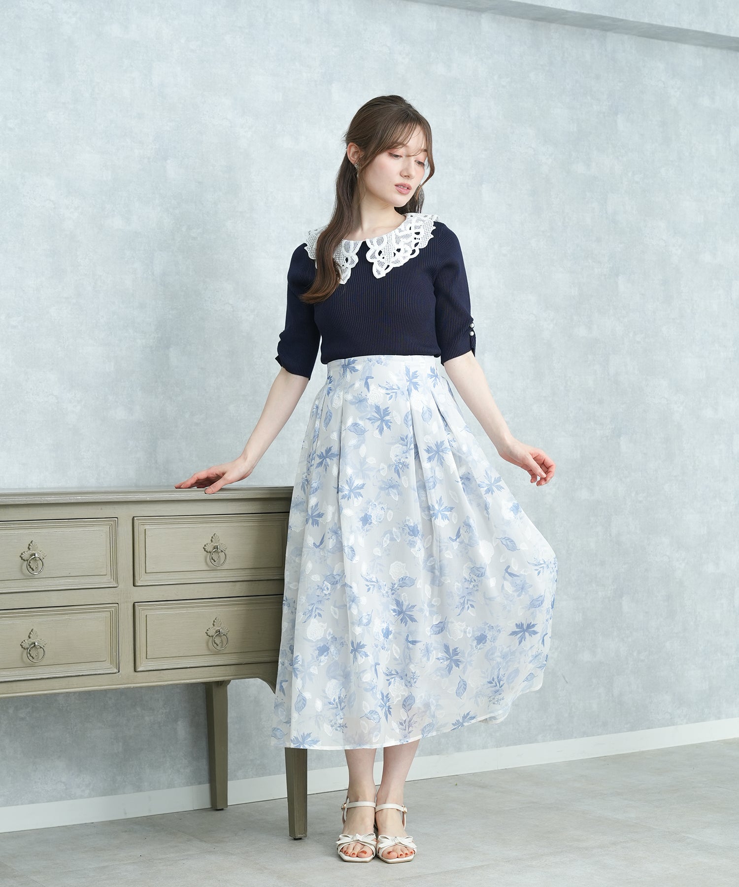 ネイビー model:163 着用サイズ:M