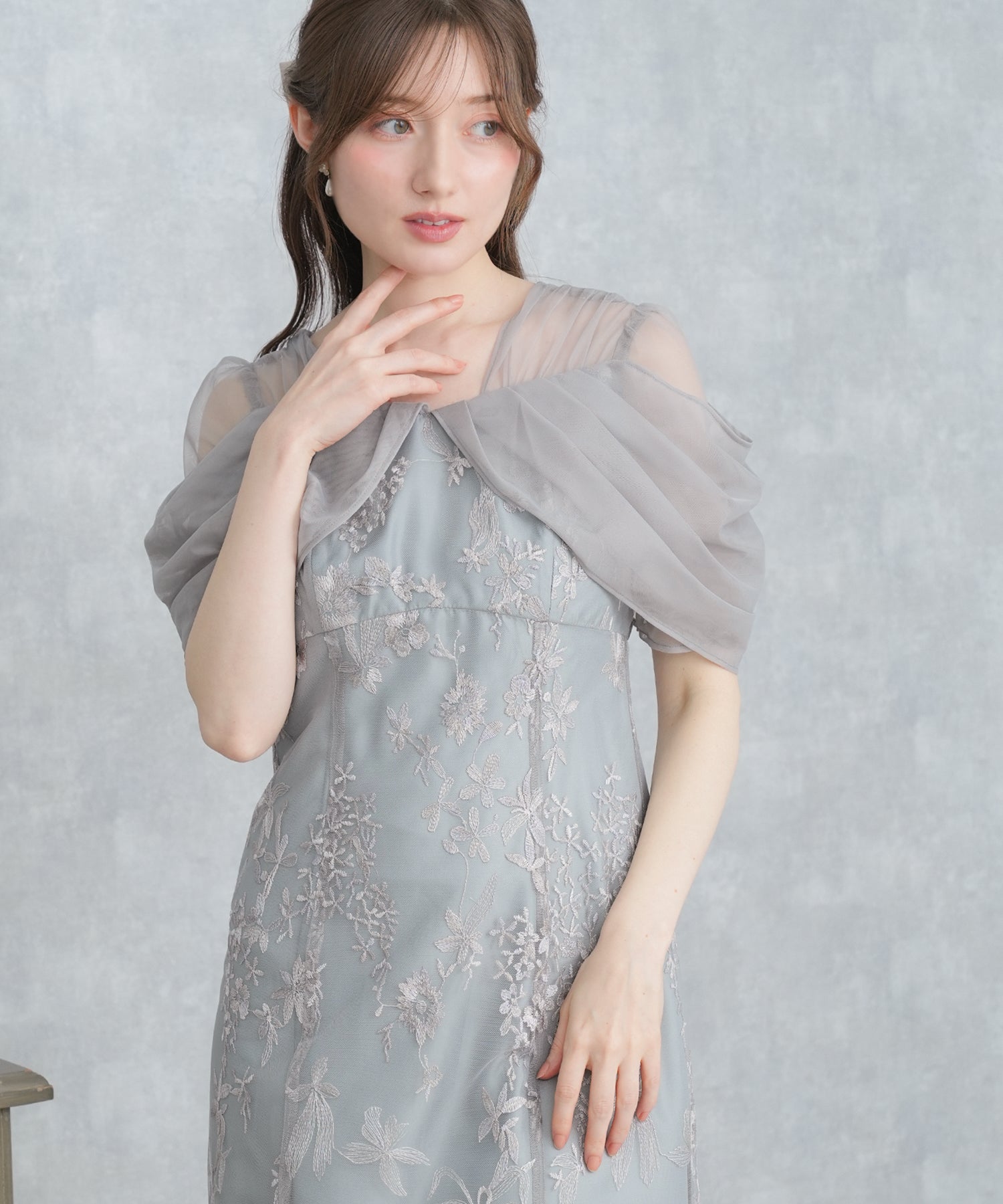 ミントグリーン model:163 着用サイズ:M