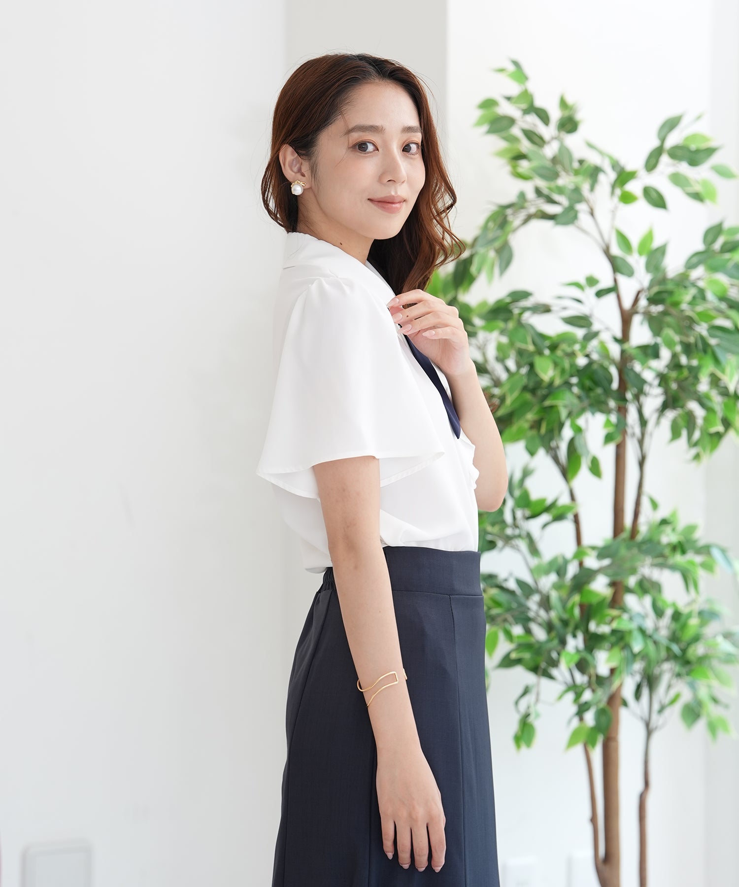 ホワイト model:165cm 着用サイズ:M
