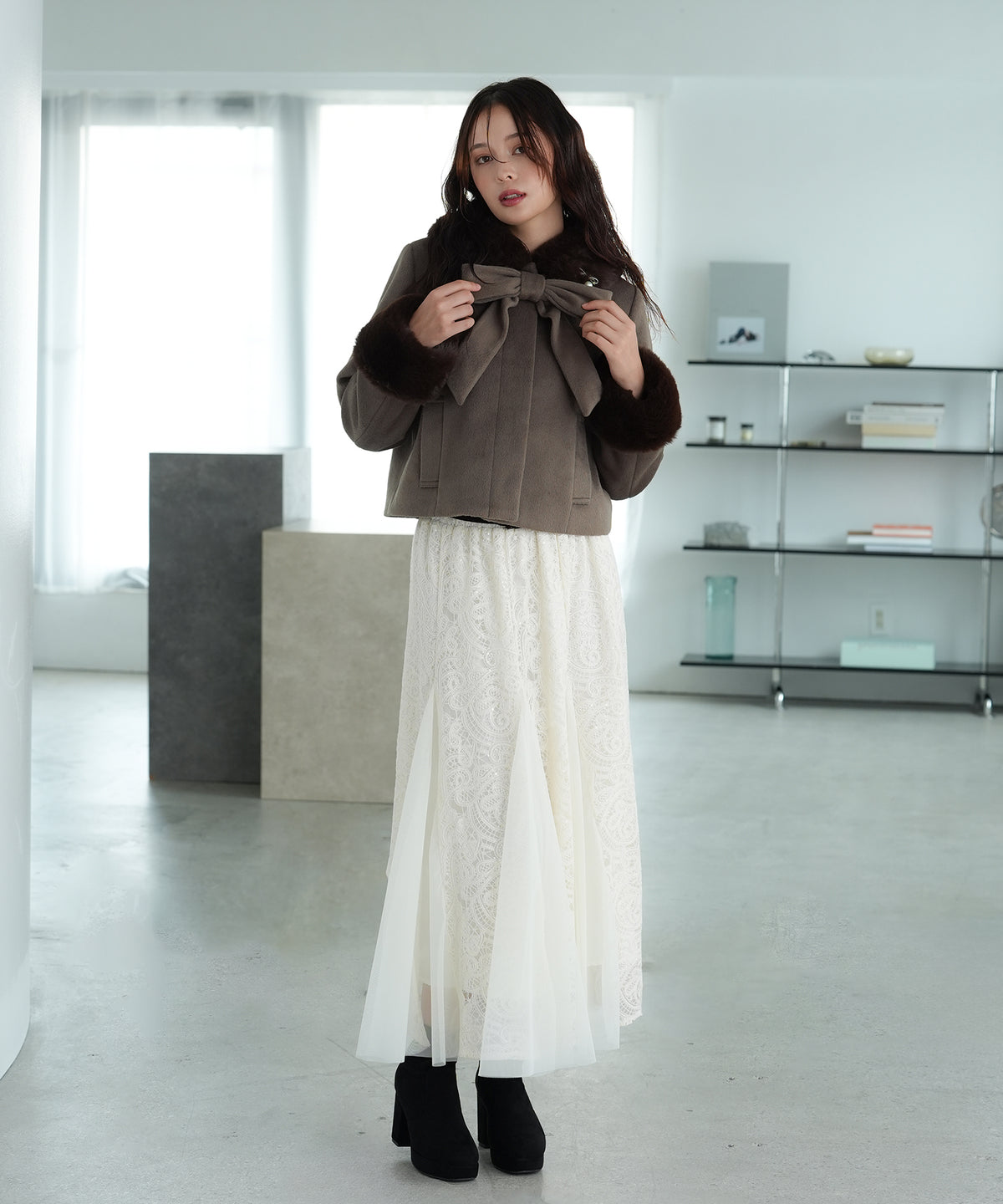 ブラウン model:171 着用サイズ:M
