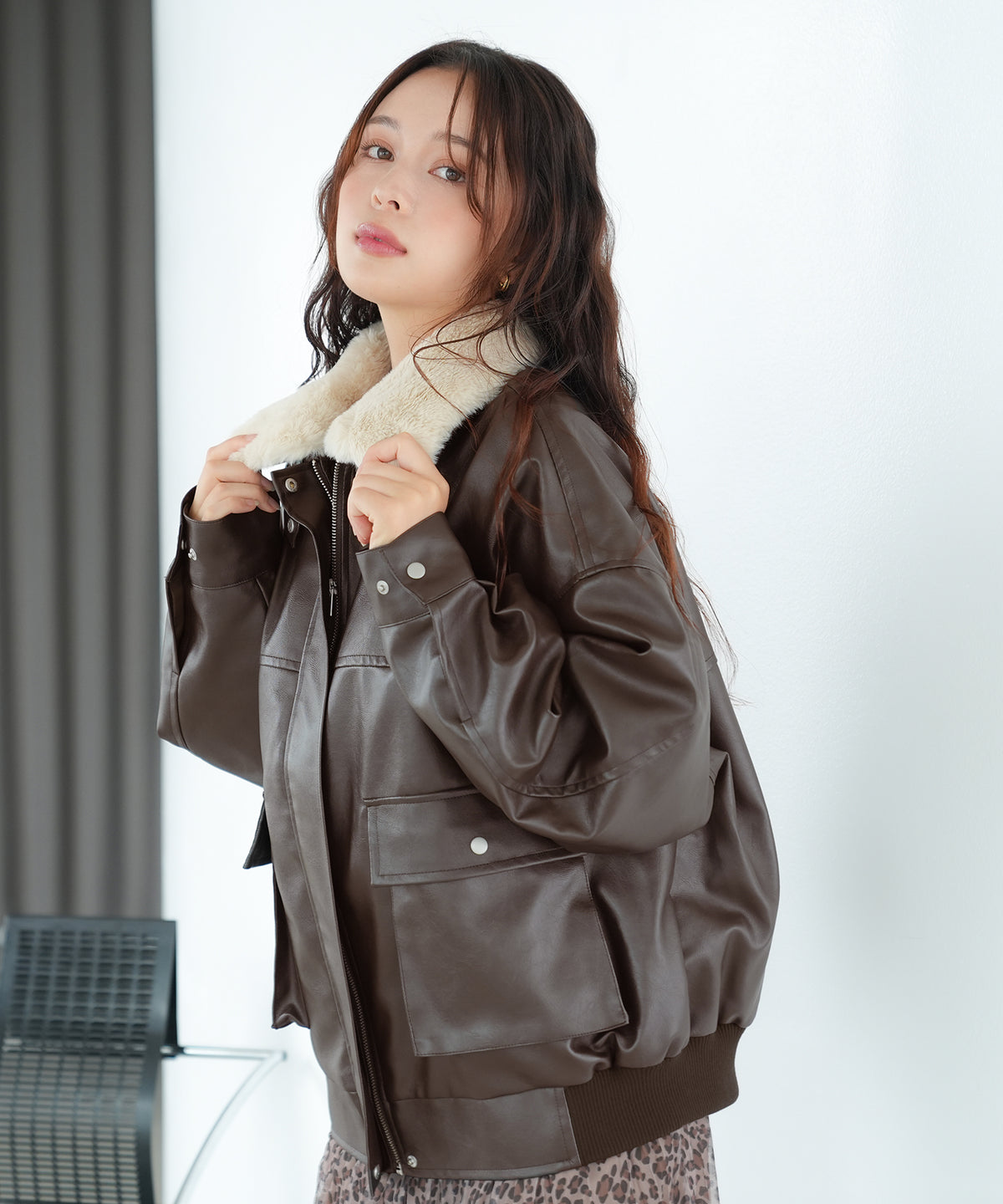 ブラウン model:171cm 着用サイズ:M