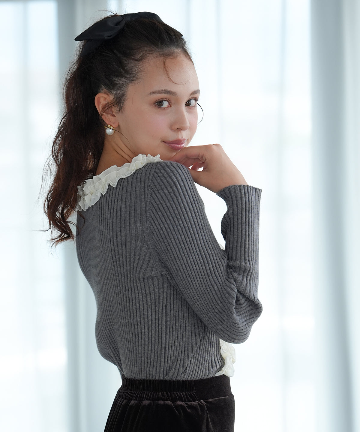 ライトグレー model:171cm 着用サイズ:M